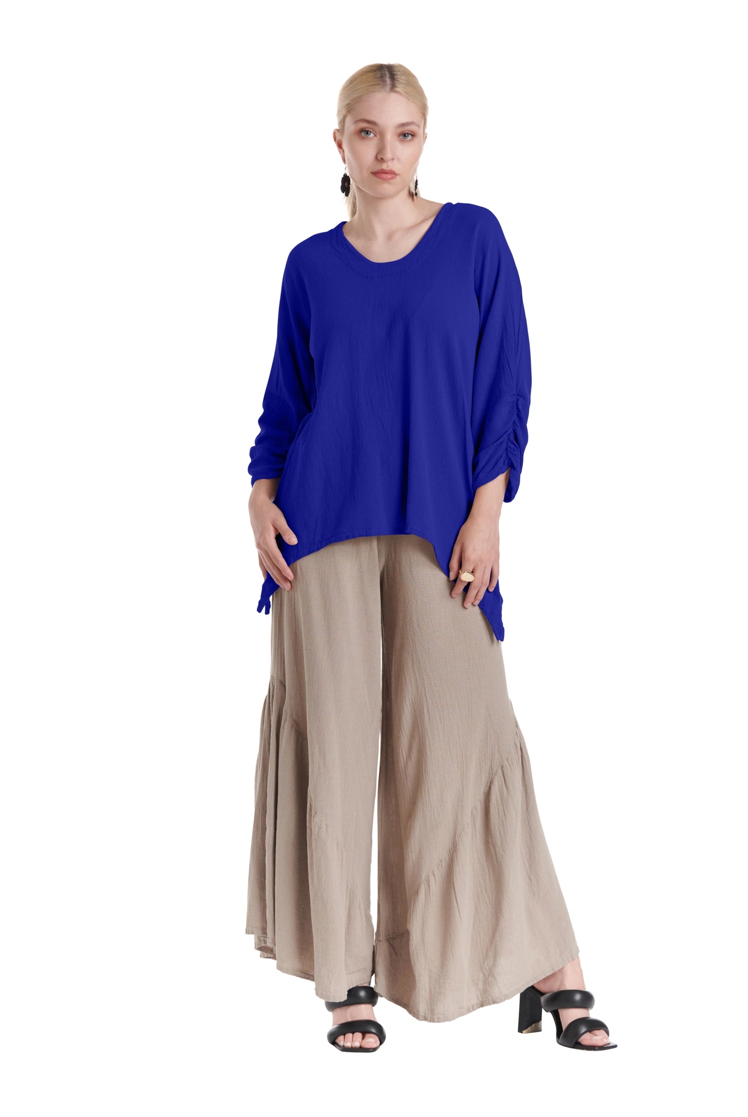 Arty Cotton Gauze Blouse-Oh My Gauze