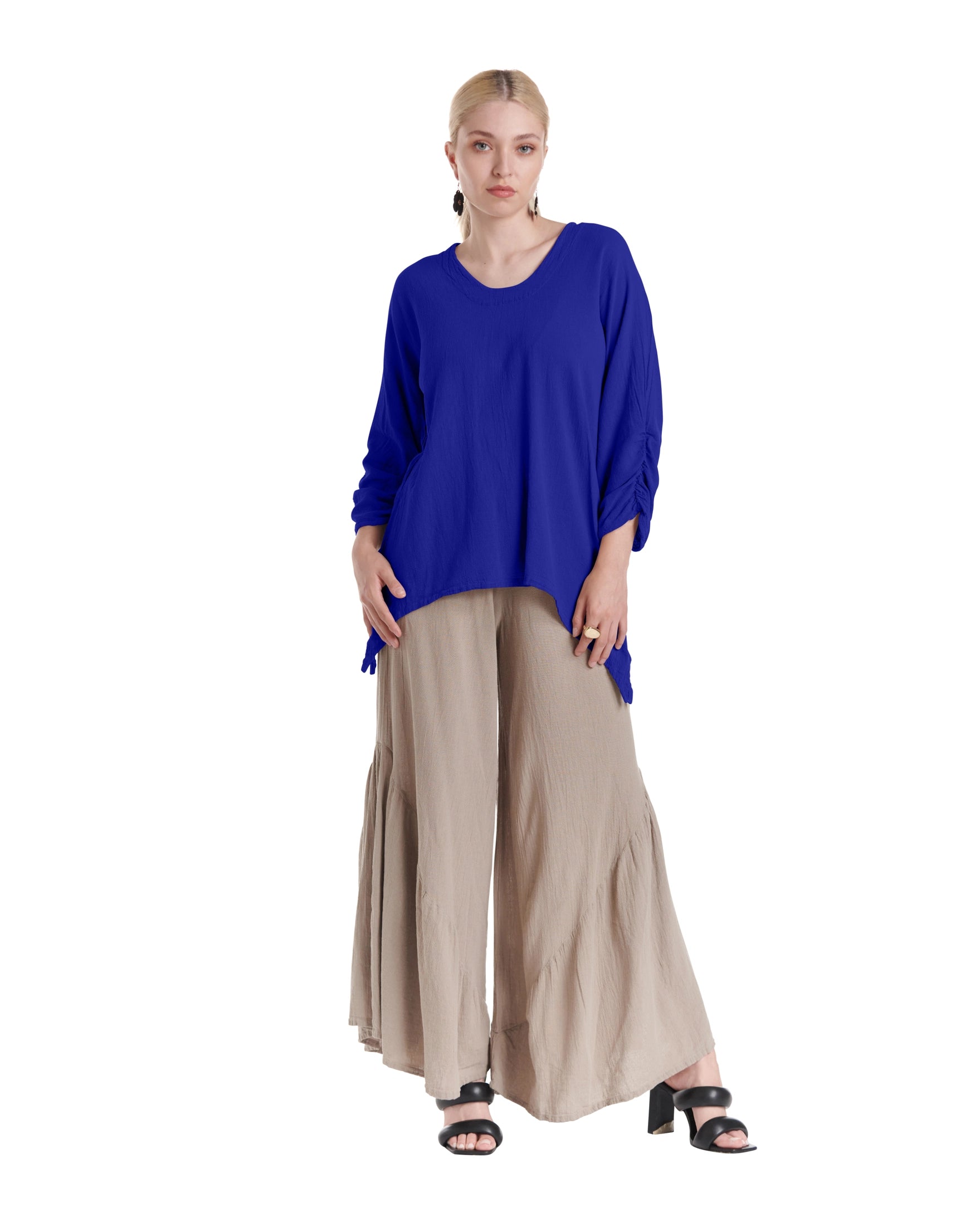 Arty Cotton Gauze Blouse-Oh My Gauze