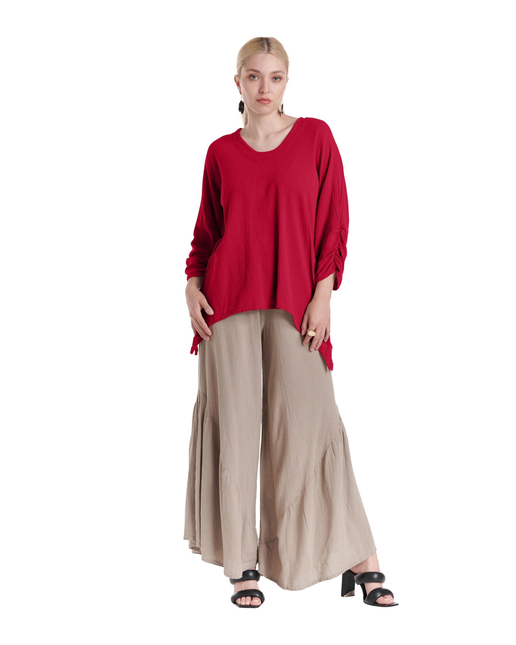 Arty Cotton Gauze Blouse-Oh My Gauze