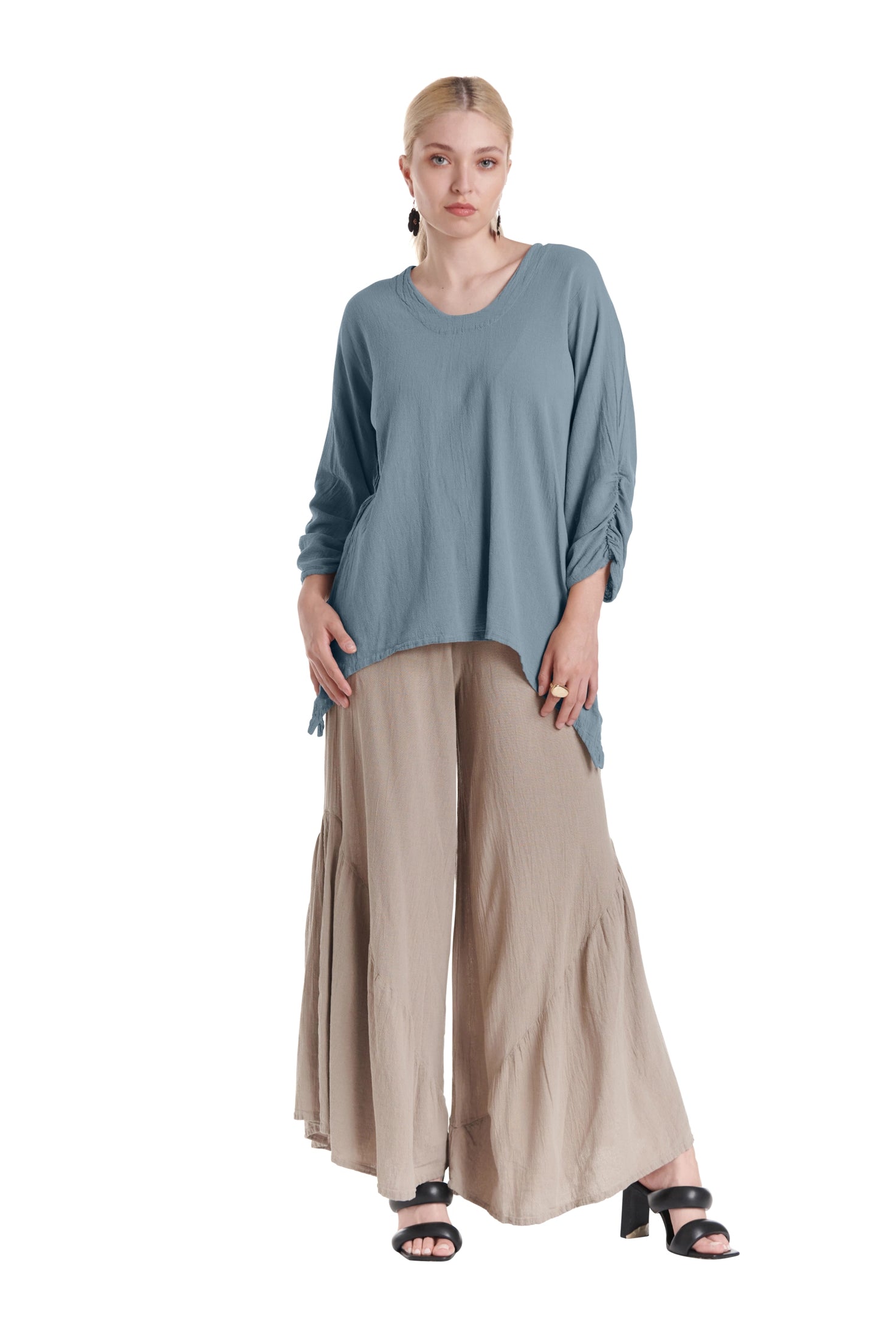 Arty Cotton Gauze Blouse-Oh My Gauze