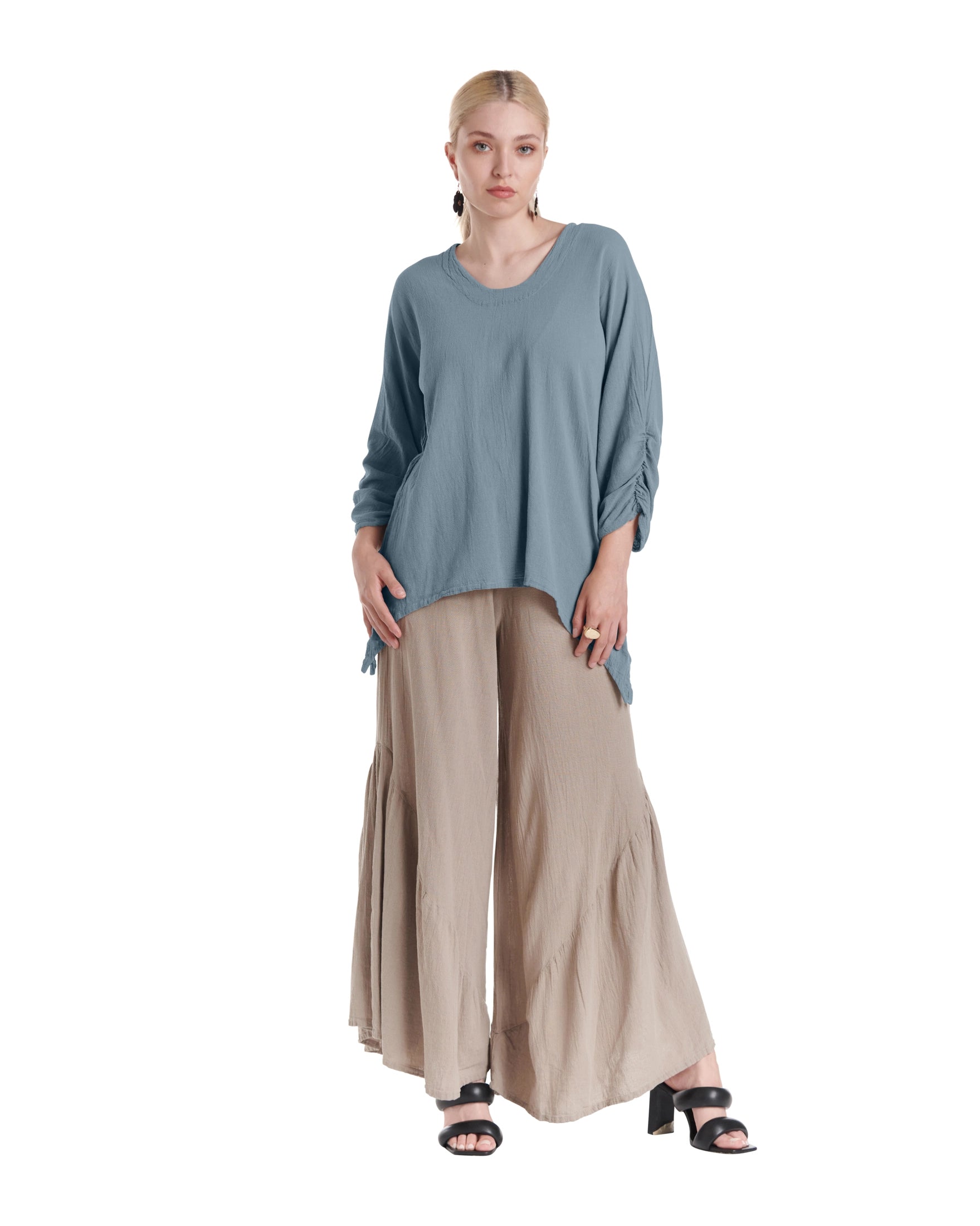 Arty Cotton Gauze Blouse-Oh My Gauze