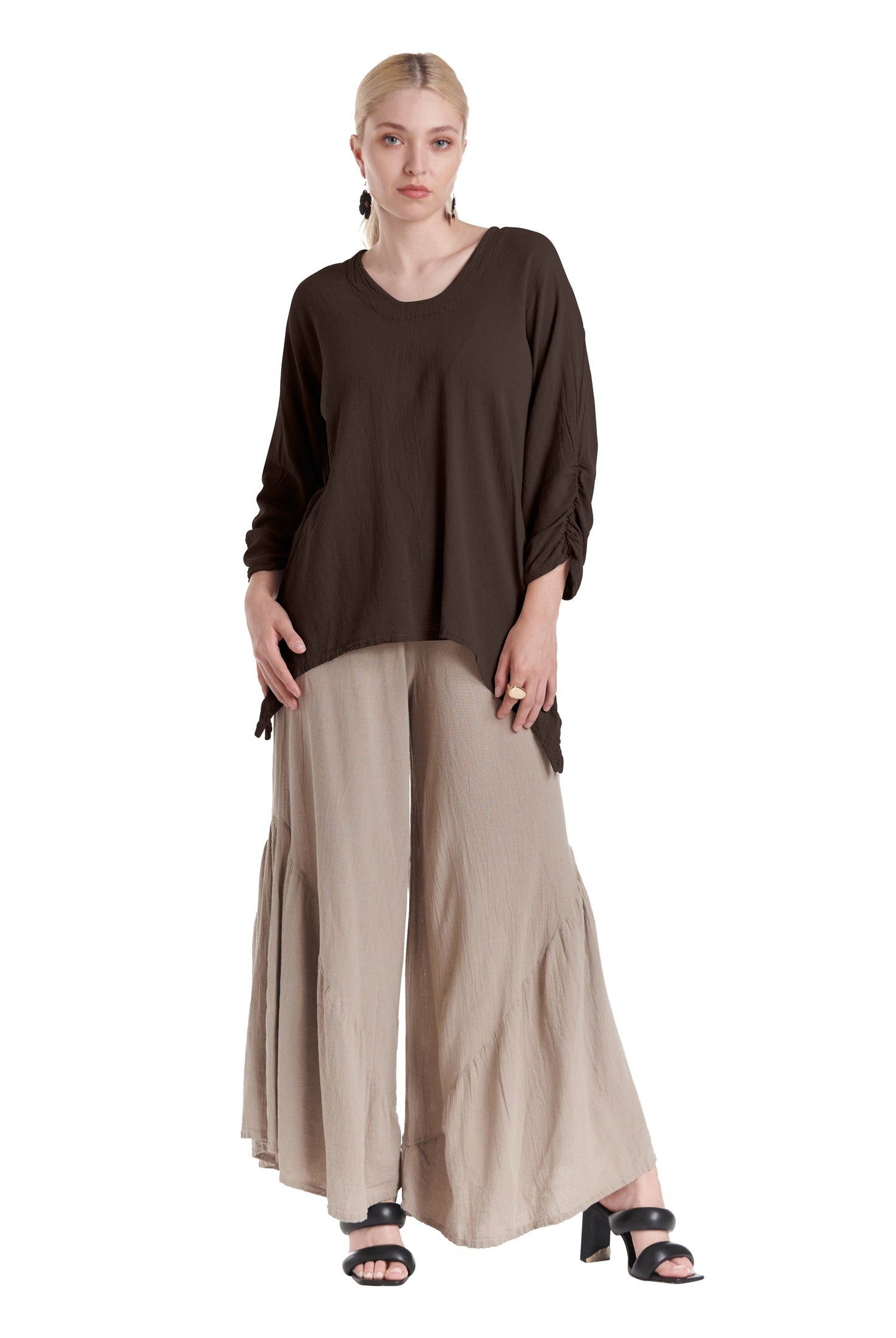 Arty Cotton Gauze Blouse-Oh My Gauze