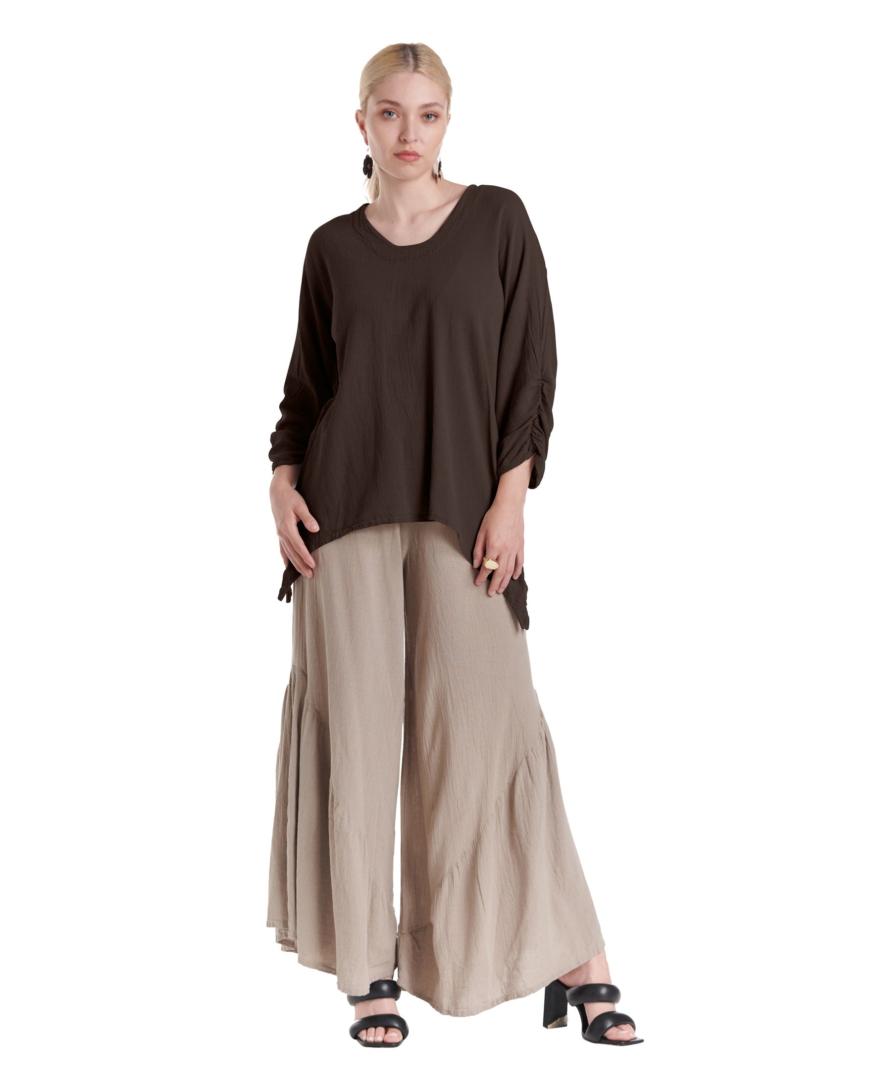 Arty Cotton Gauze Blouse-Oh My Gauze