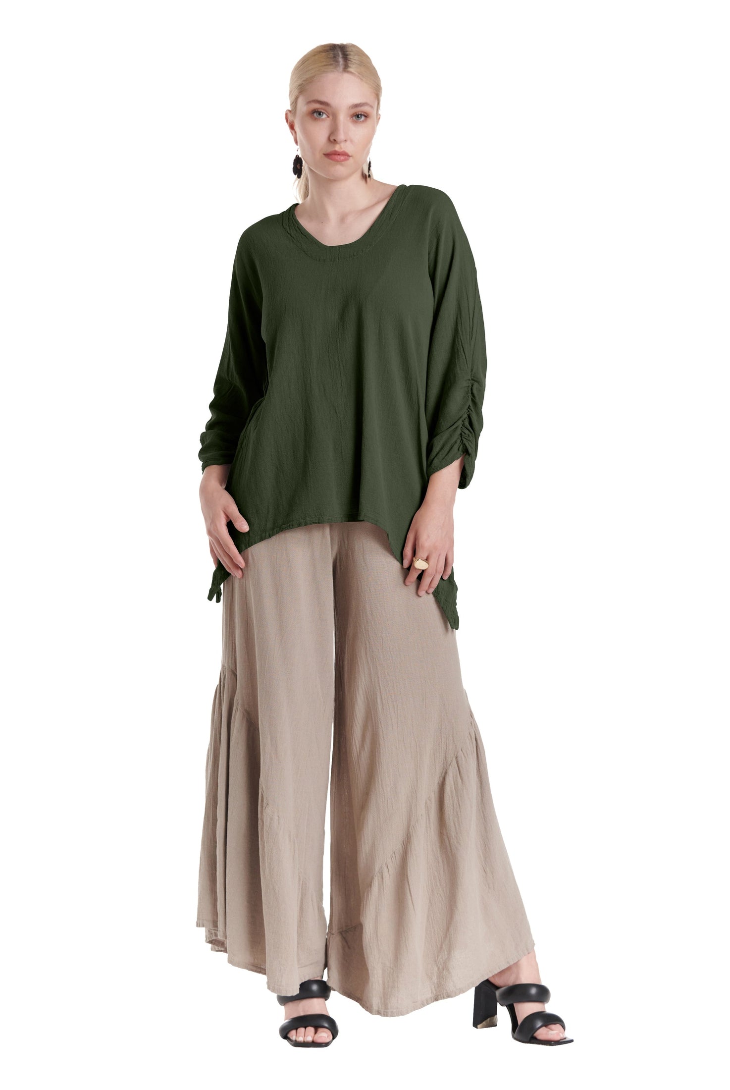 Arty Cotton Gauze Blouse-Oh My Gauze