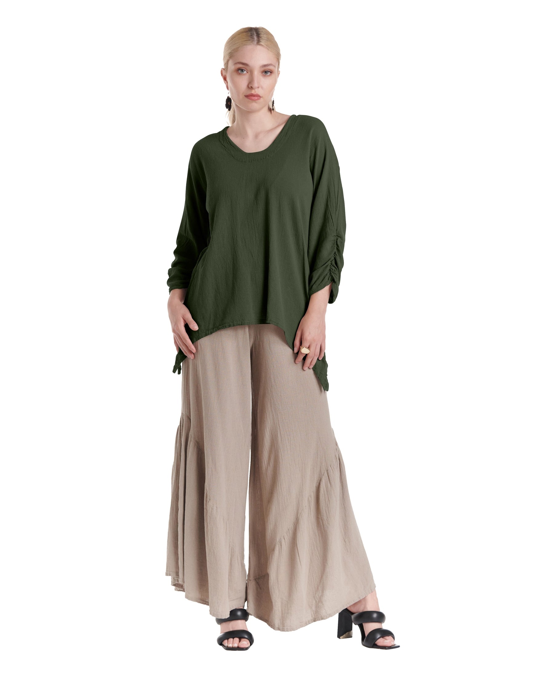 Arty Cotton Gauze Blouse-Oh My Gauze