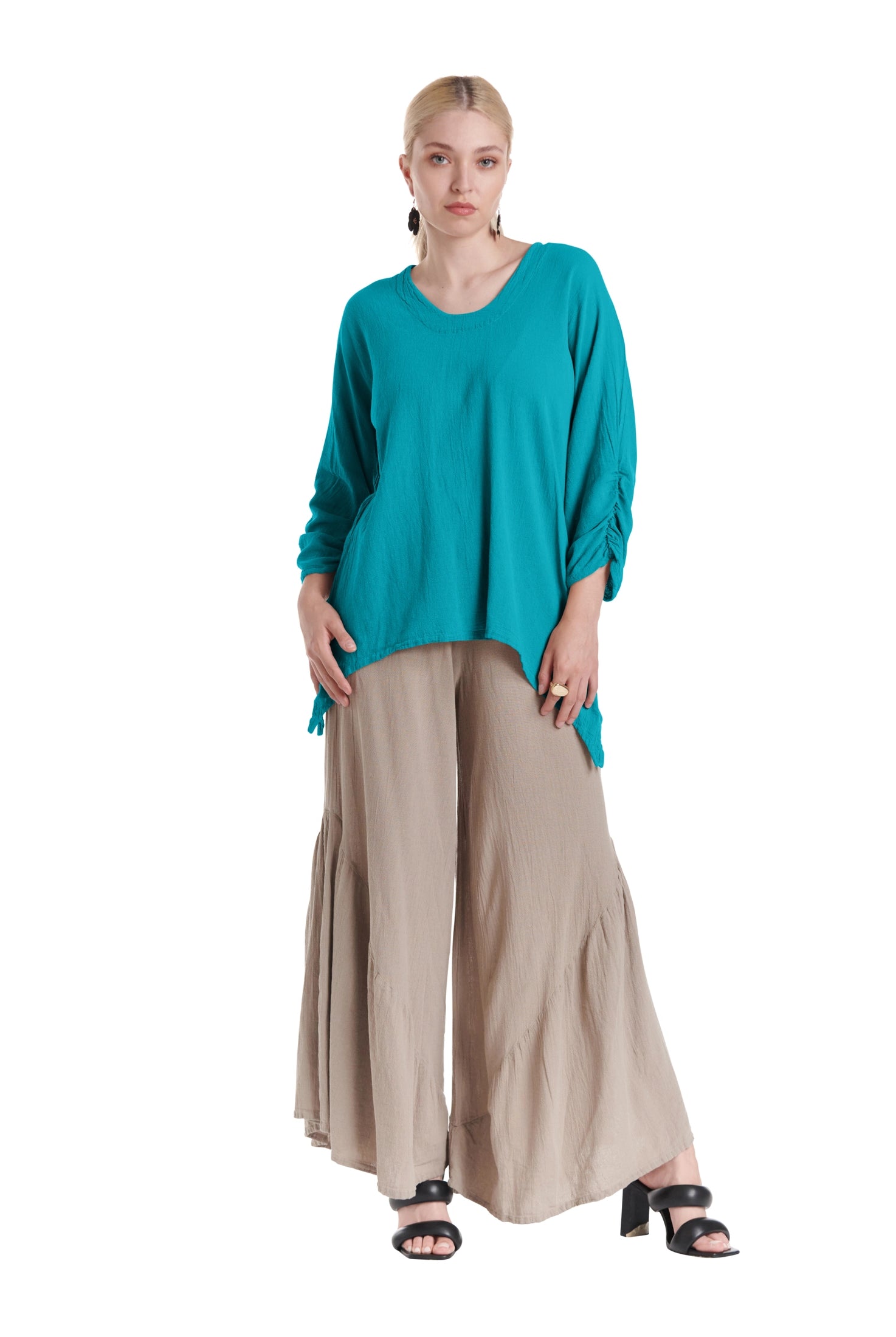 Arty Cotton Gauze Blouse-Oh My Gauze