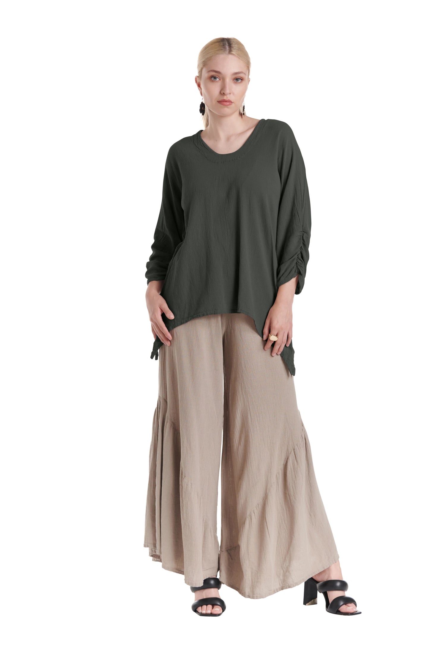 Arty Cotton Gauze Blouse-Oh My Gauze