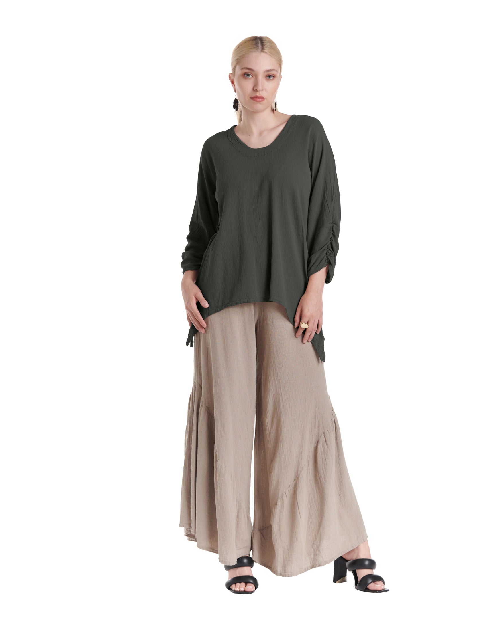 Arty Cotton Gauze Blouse-Oh My Gauze