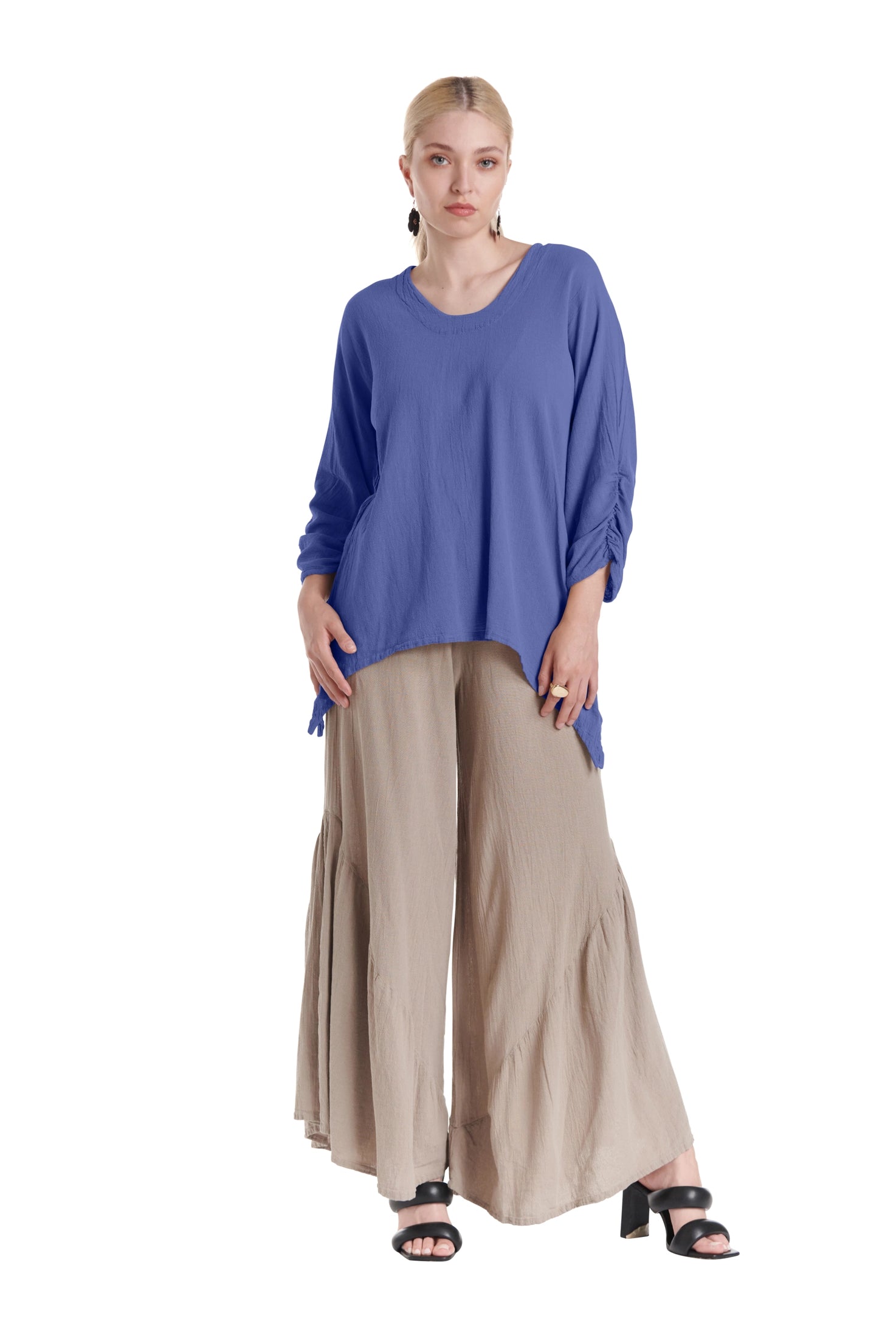 Arty Cotton Gauze Blouse-Oh My Gauze