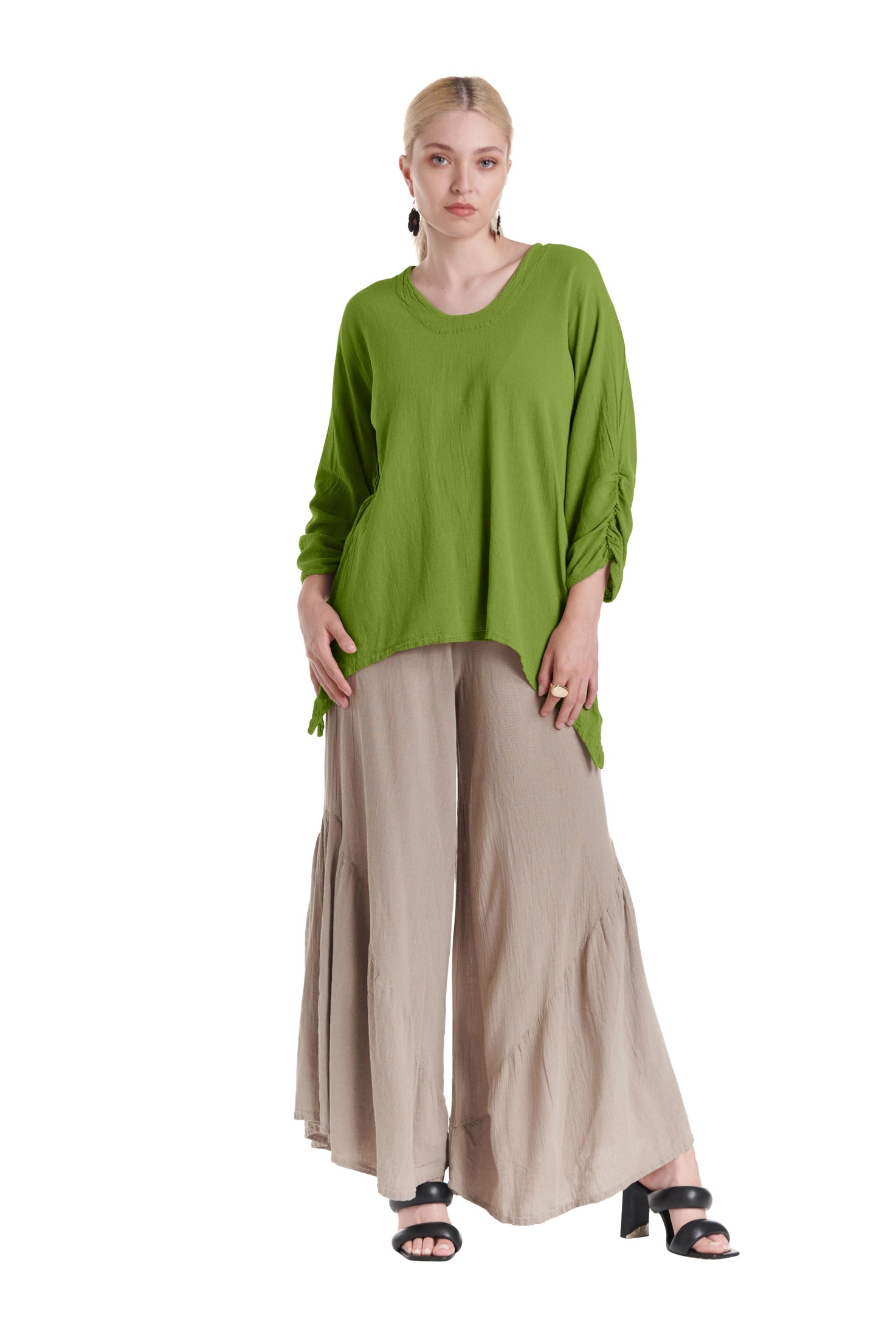 Arty Cotton Gauze Blouse-Oh My Gauze