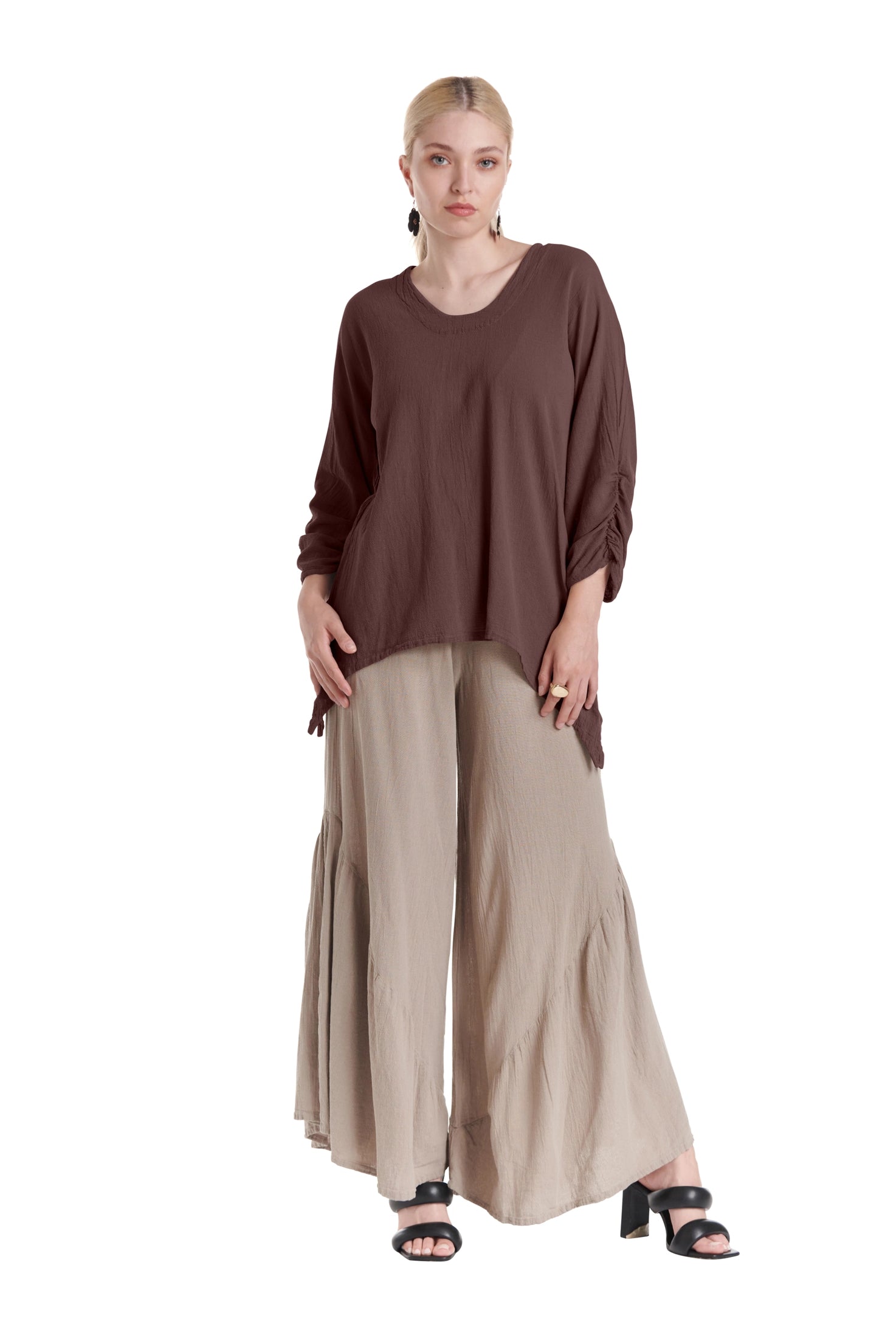 Arty Cotton Gauze Blouse-Oh My Gauze