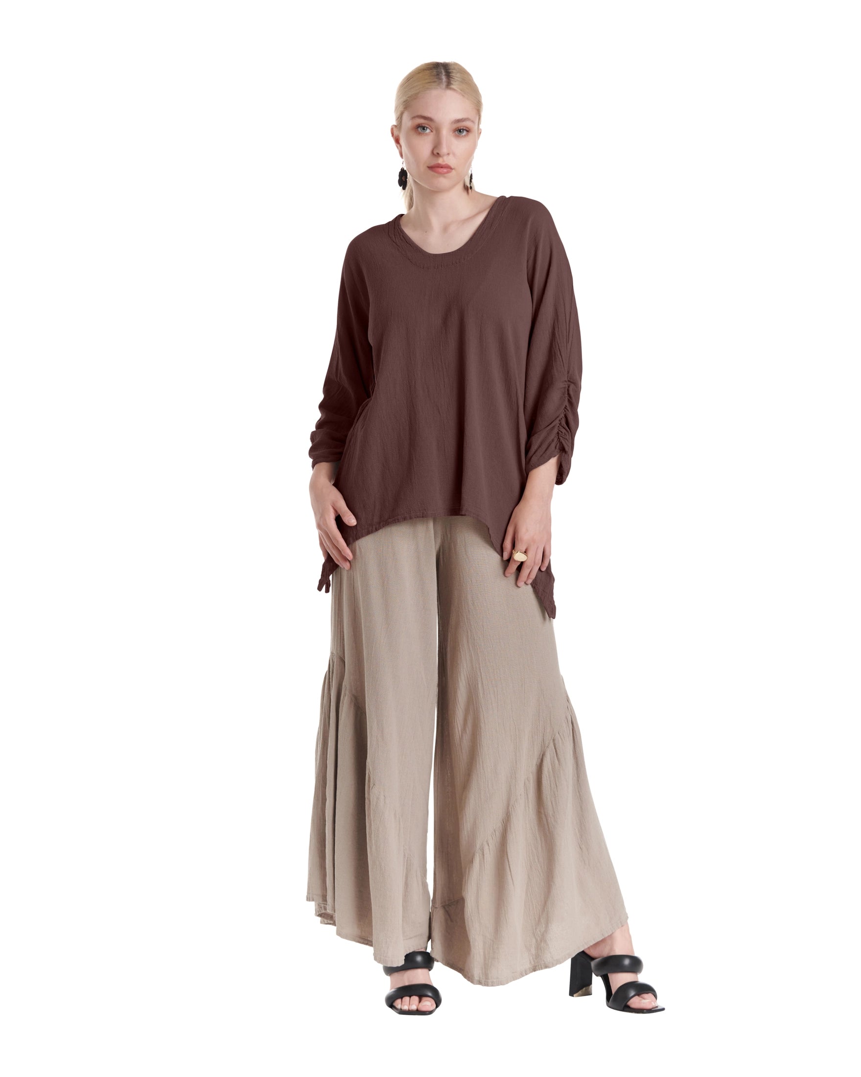 Arty Cotton Gauze Blouse-Oh My Gauze