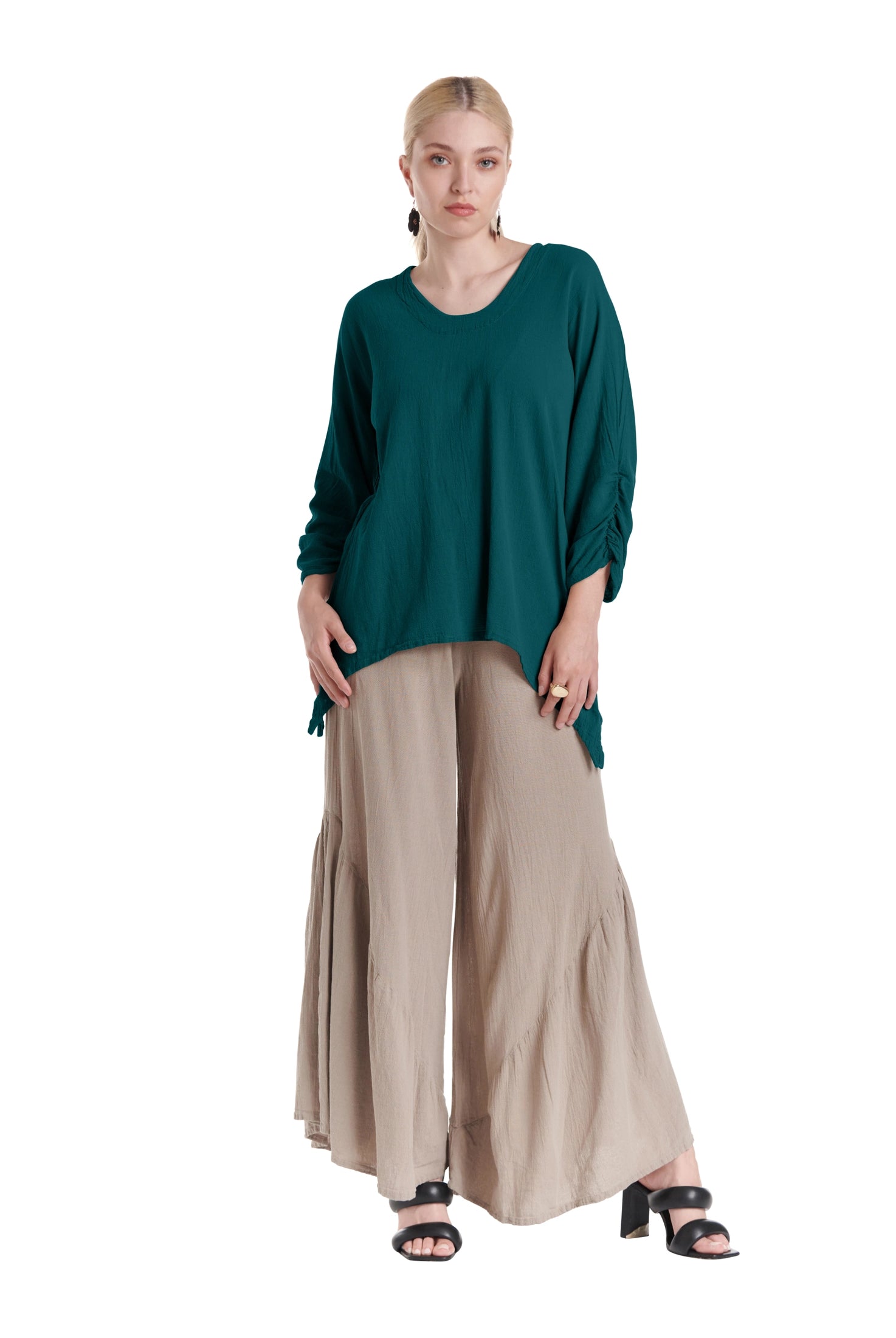 Arty Cotton Gauze Blouse-Oh My Gauze