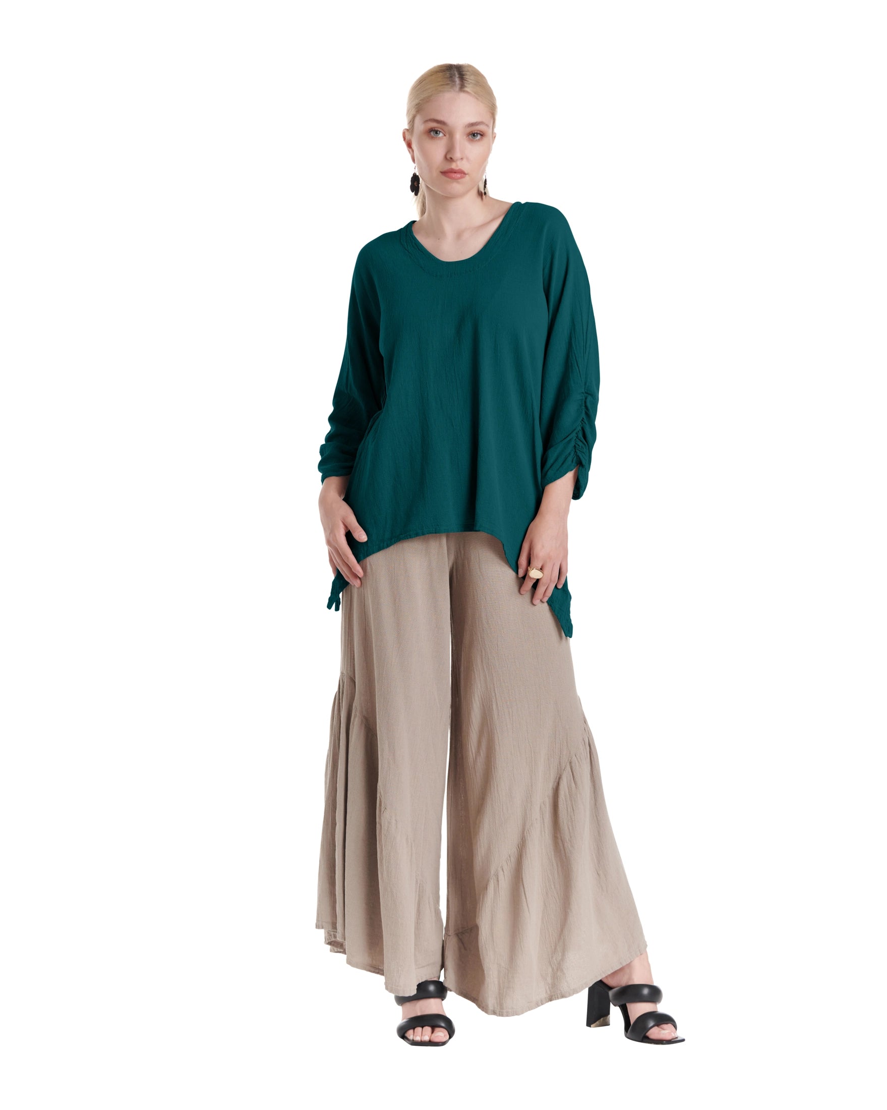 Arty Cotton Gauze Blouse-Oh My Gauze