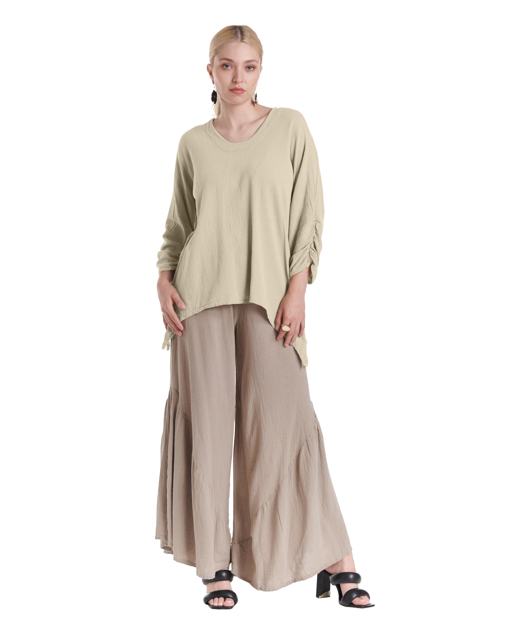 Arty Cotton Gauze Blouse-Oh My Gauze