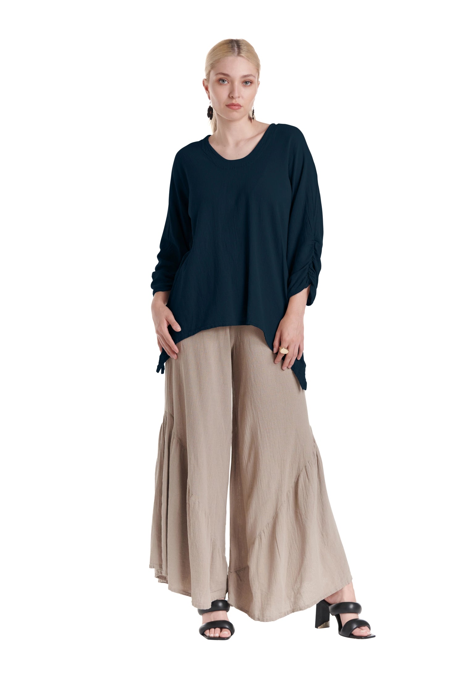 Arty Cotton Gauze Blouse-Oh My Gauze