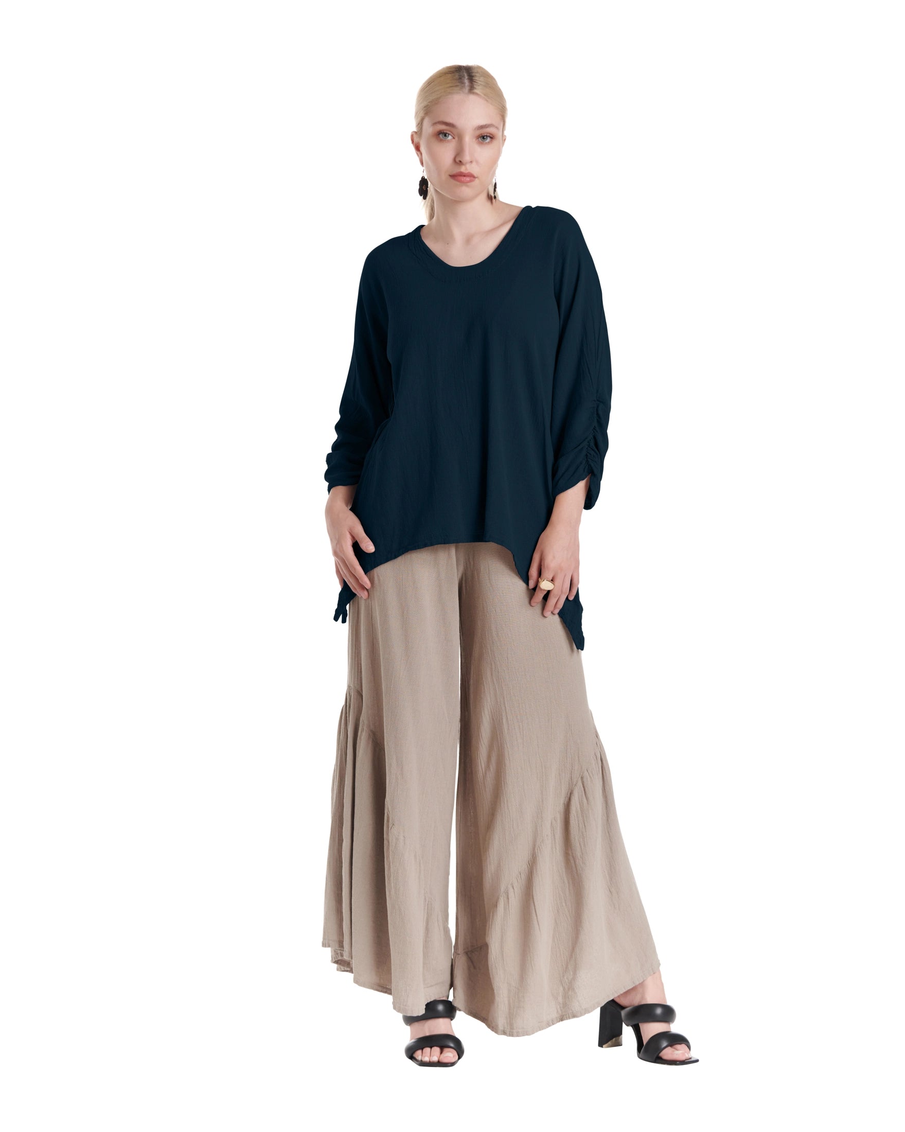 Arty Cotton Gauze Blouse-Oh My Gauze