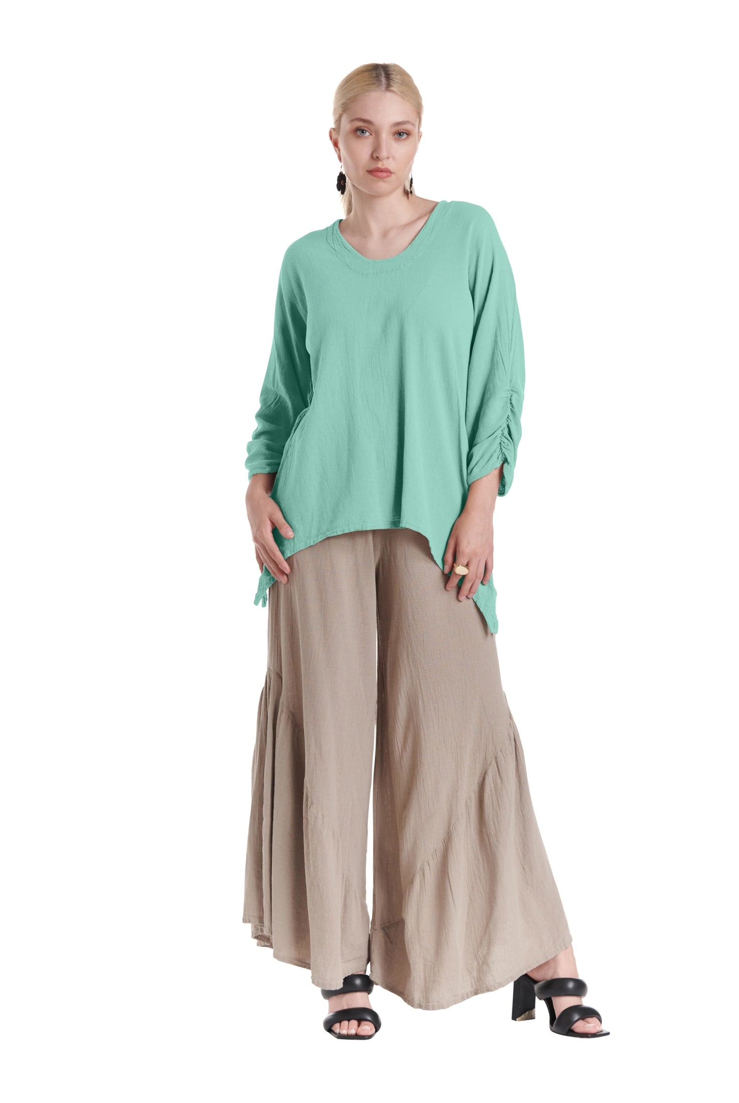 Arty Cotton Gauze Blouse-Oh My Gauze