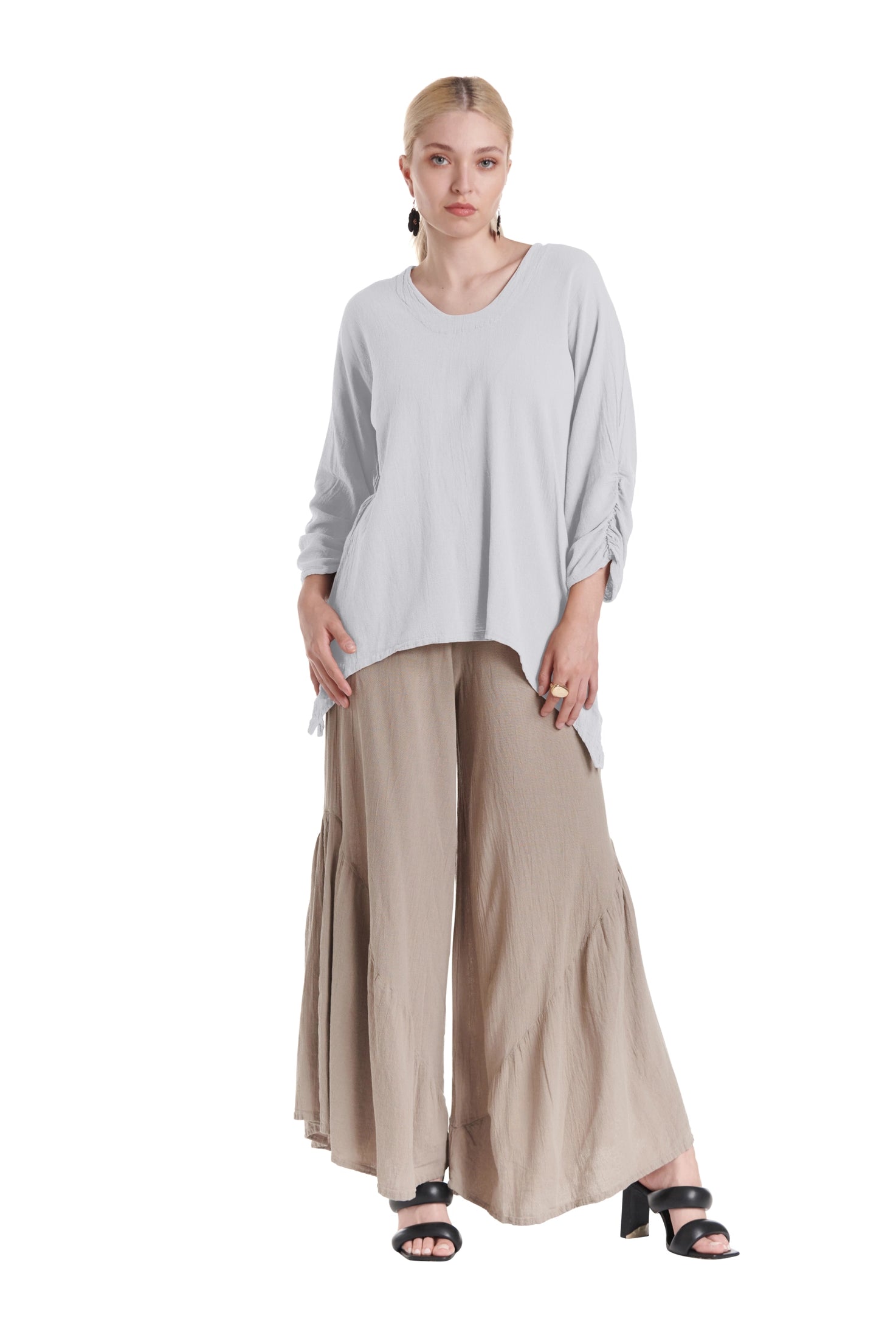 Arty Cotton Gauze Blouse-Oh My Gauze