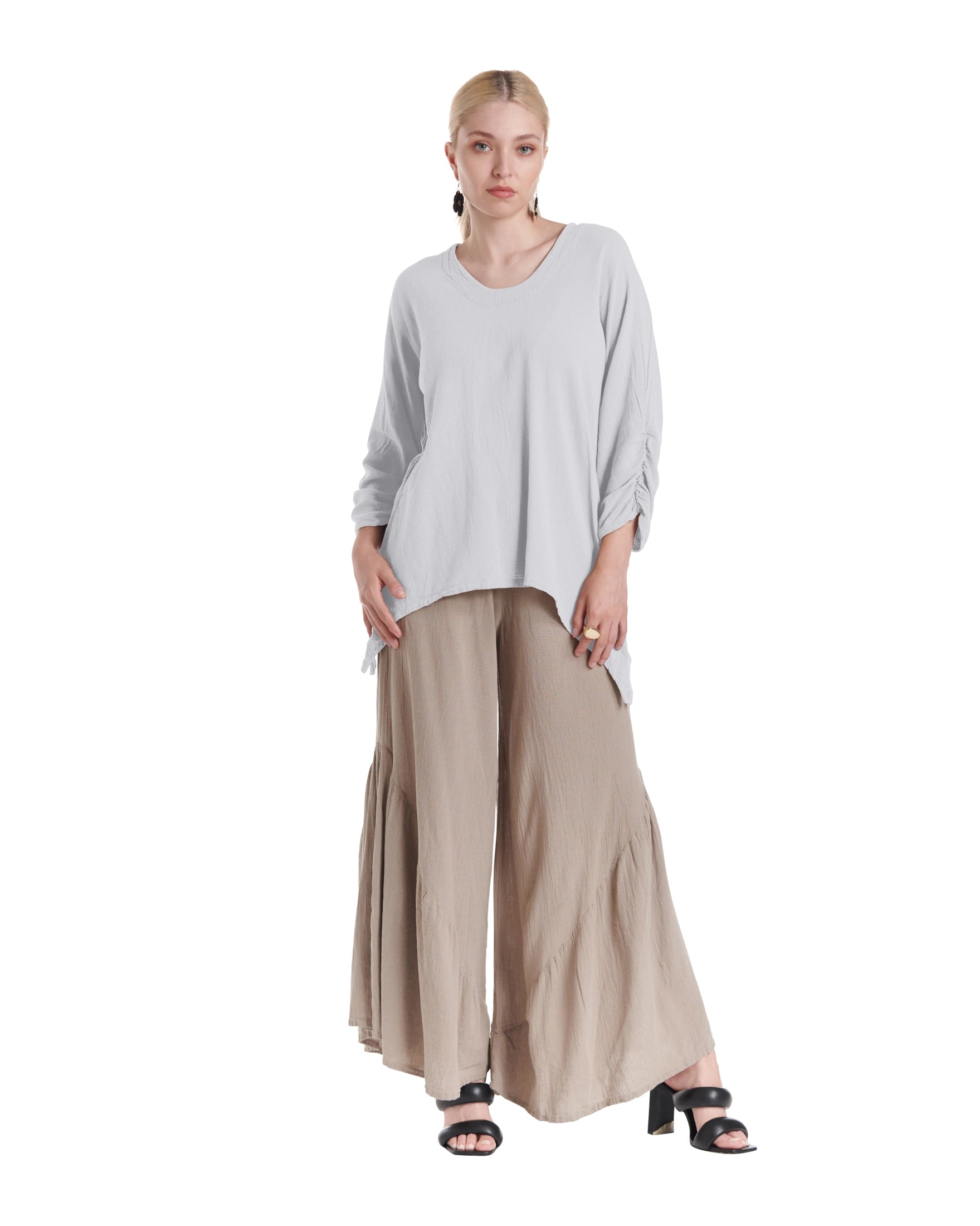 Arty Cotton Gauze Blouse-Oh My Gauze