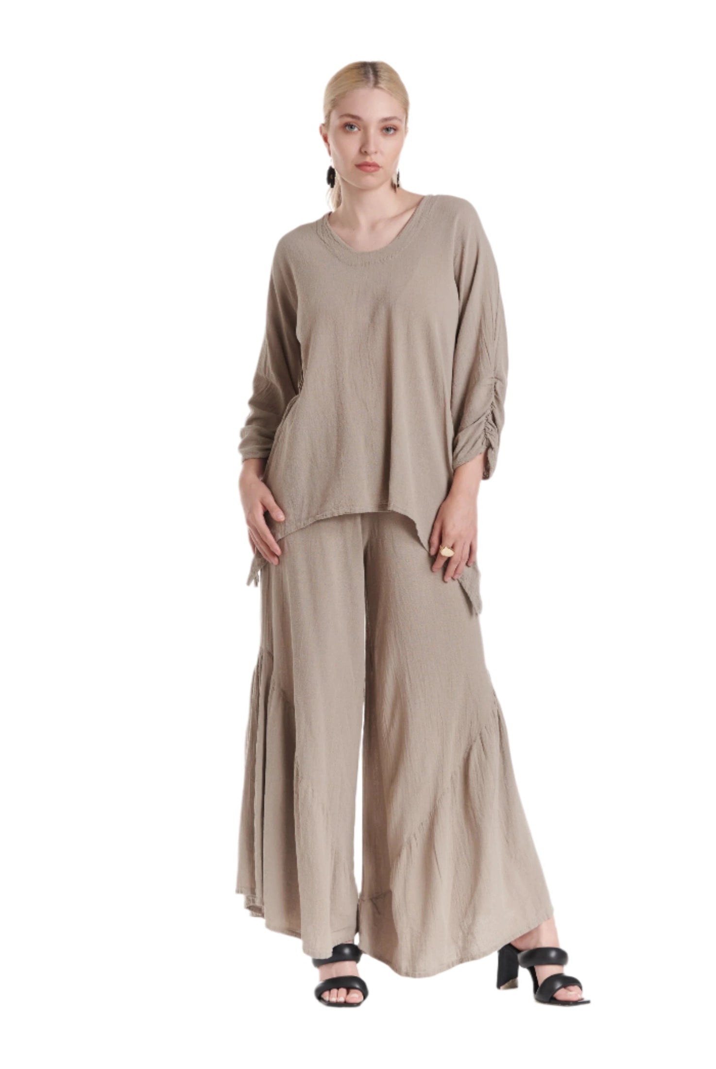 Arty Cotton Gauze Blouse-Oh My Gauze