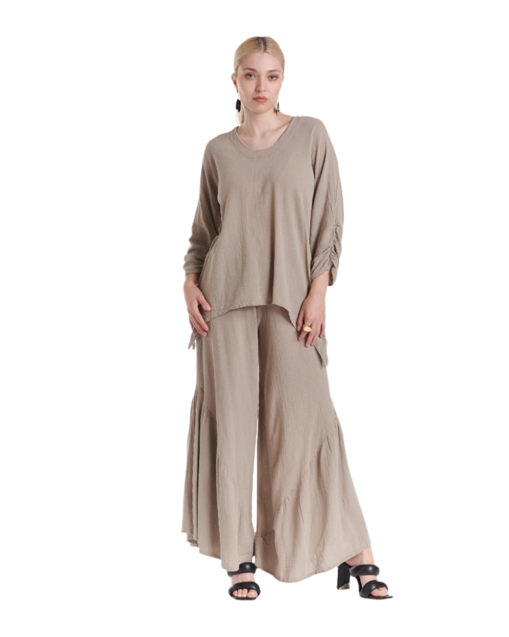 Arty Cotton Gauze Blouse-Oh My Gauze