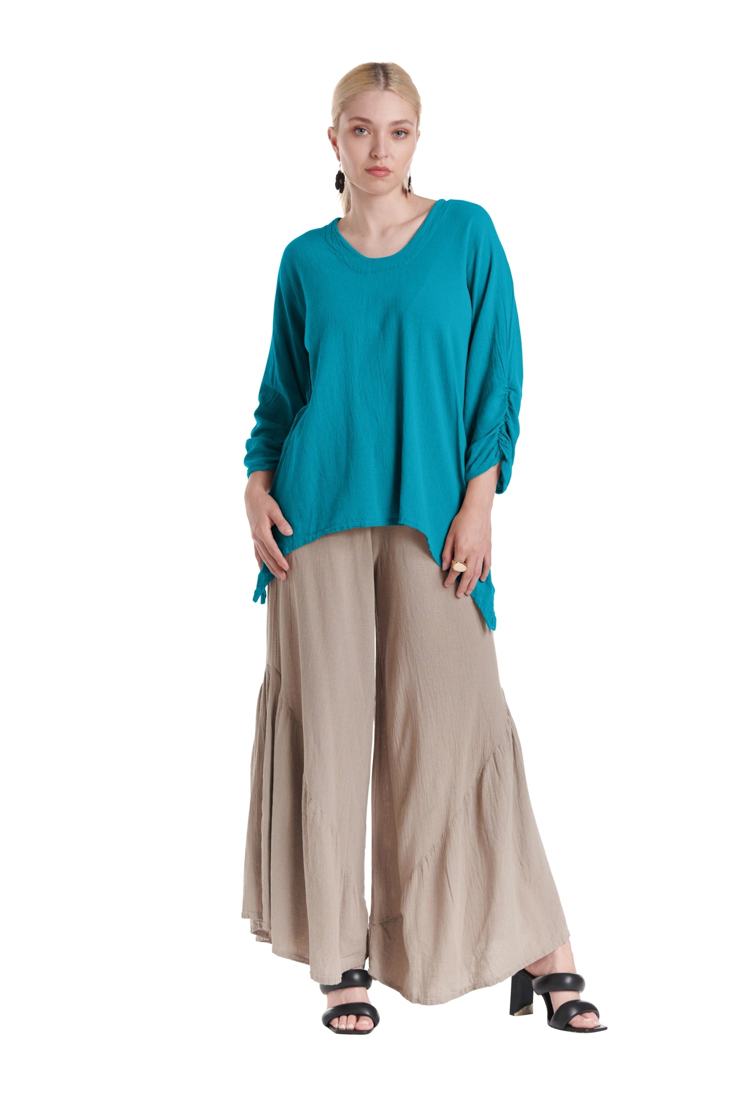 Arty Cotton Gauze Blouse-Oh My Gauze