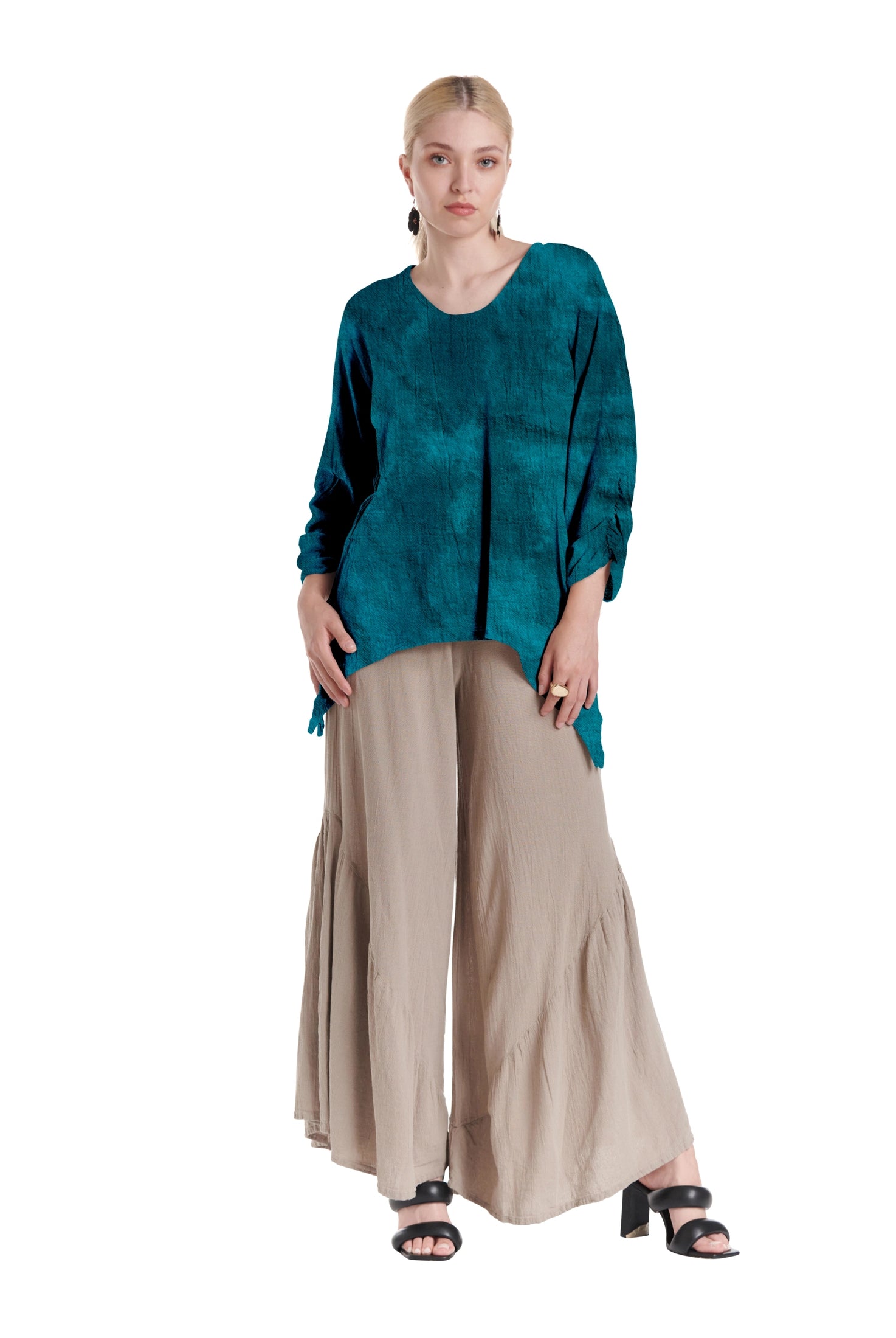 Arty Cotton Gauze Blouse-Oh My Gauze