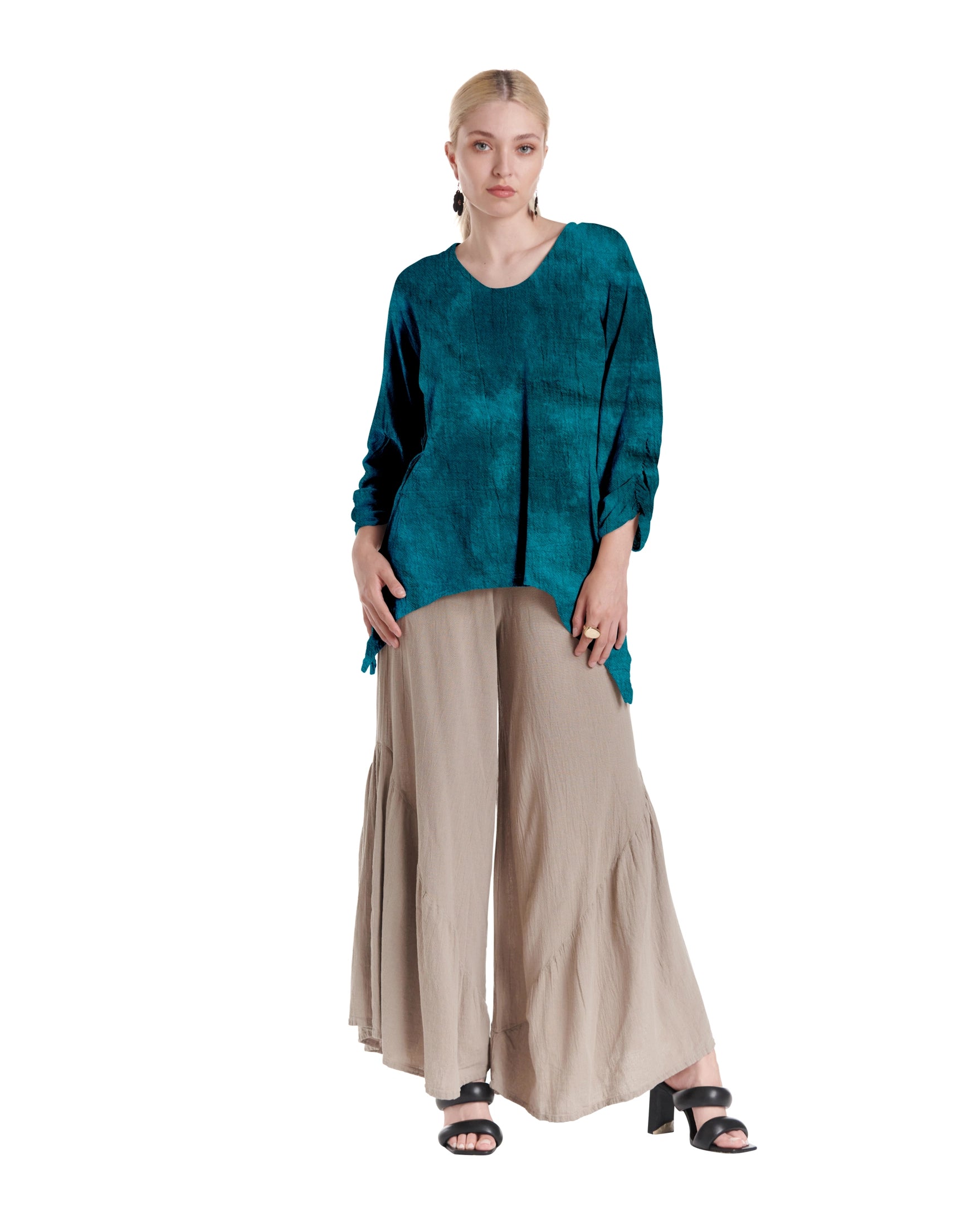 Arty Cotton Gauze Blouse-Oh My Gauze