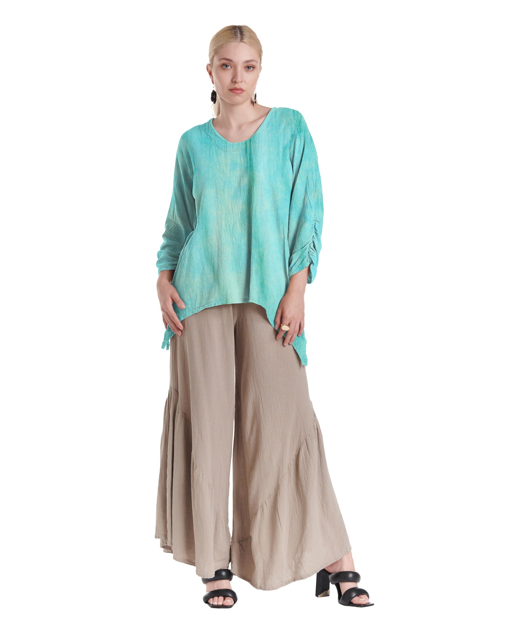 Arty Cotton Gauze Blouse-Oh My Gauze