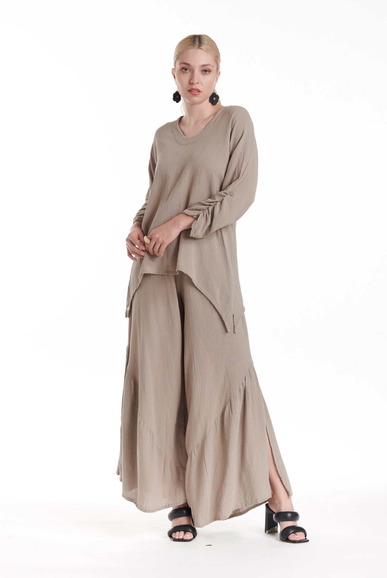 Arty Cotton Gauze Blouse-Oh My Gauze