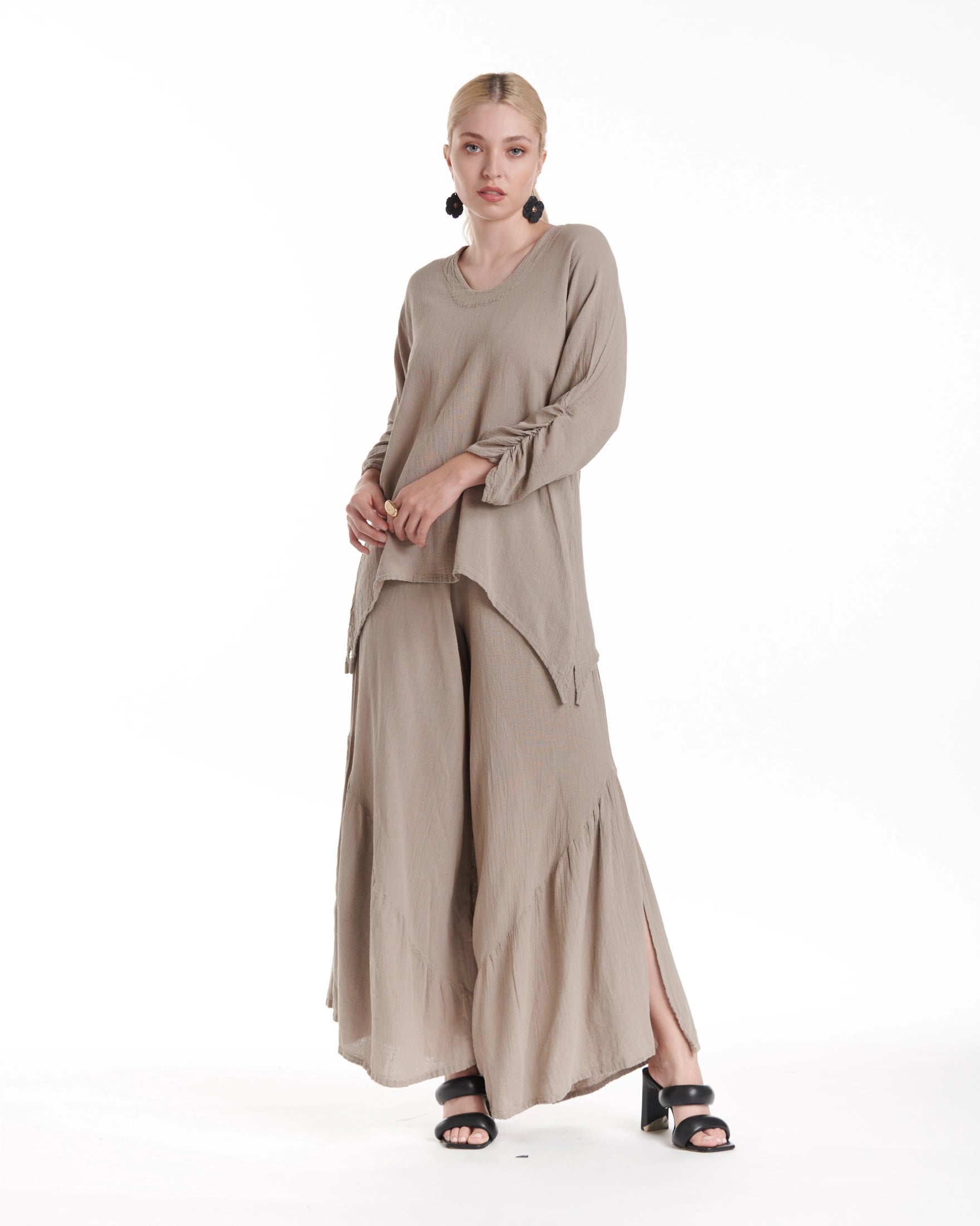 Arty Cotton Gauze Blouse-Oh My Gauze