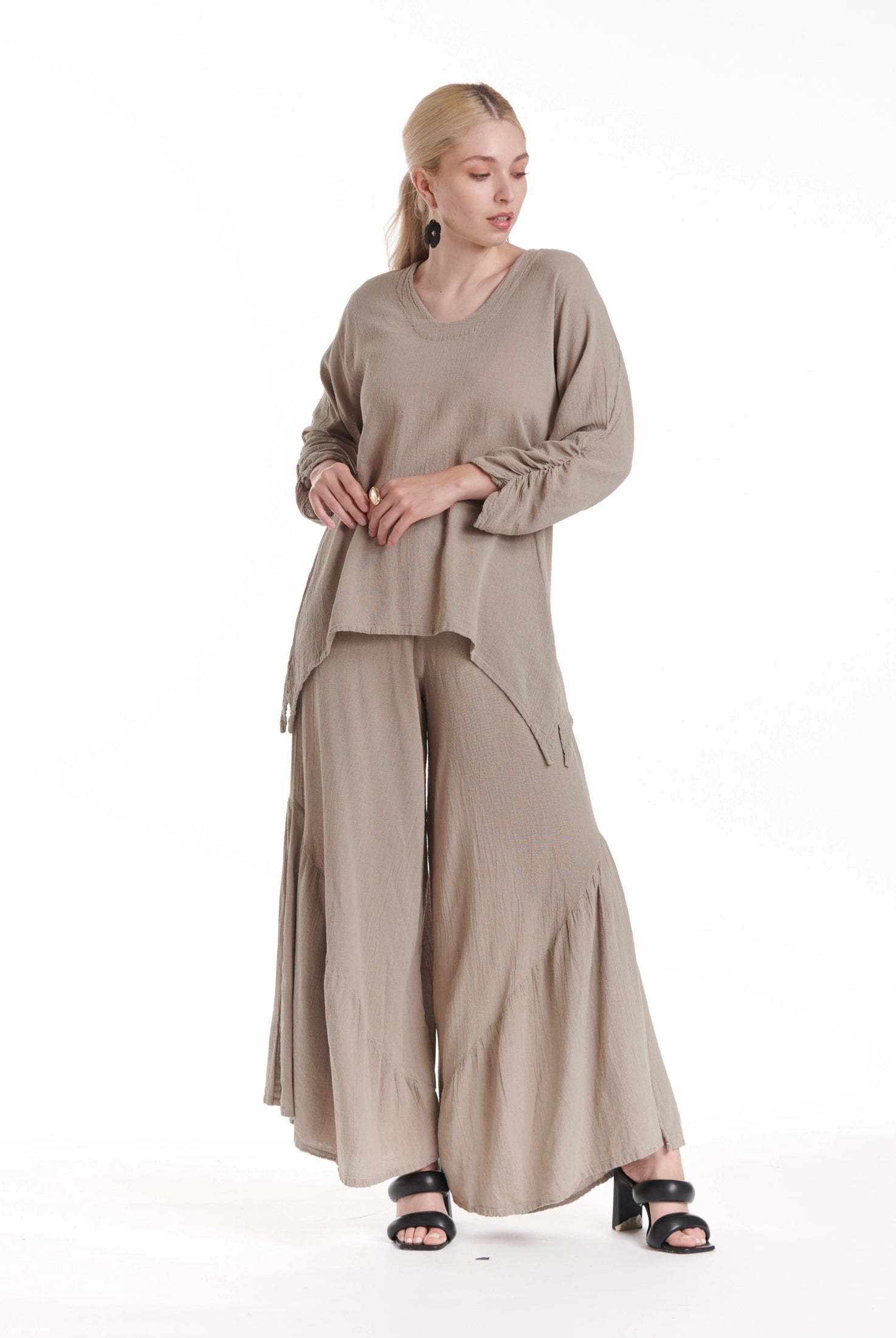 Arty Cotton Gauze Blouse-Oh My Gauze