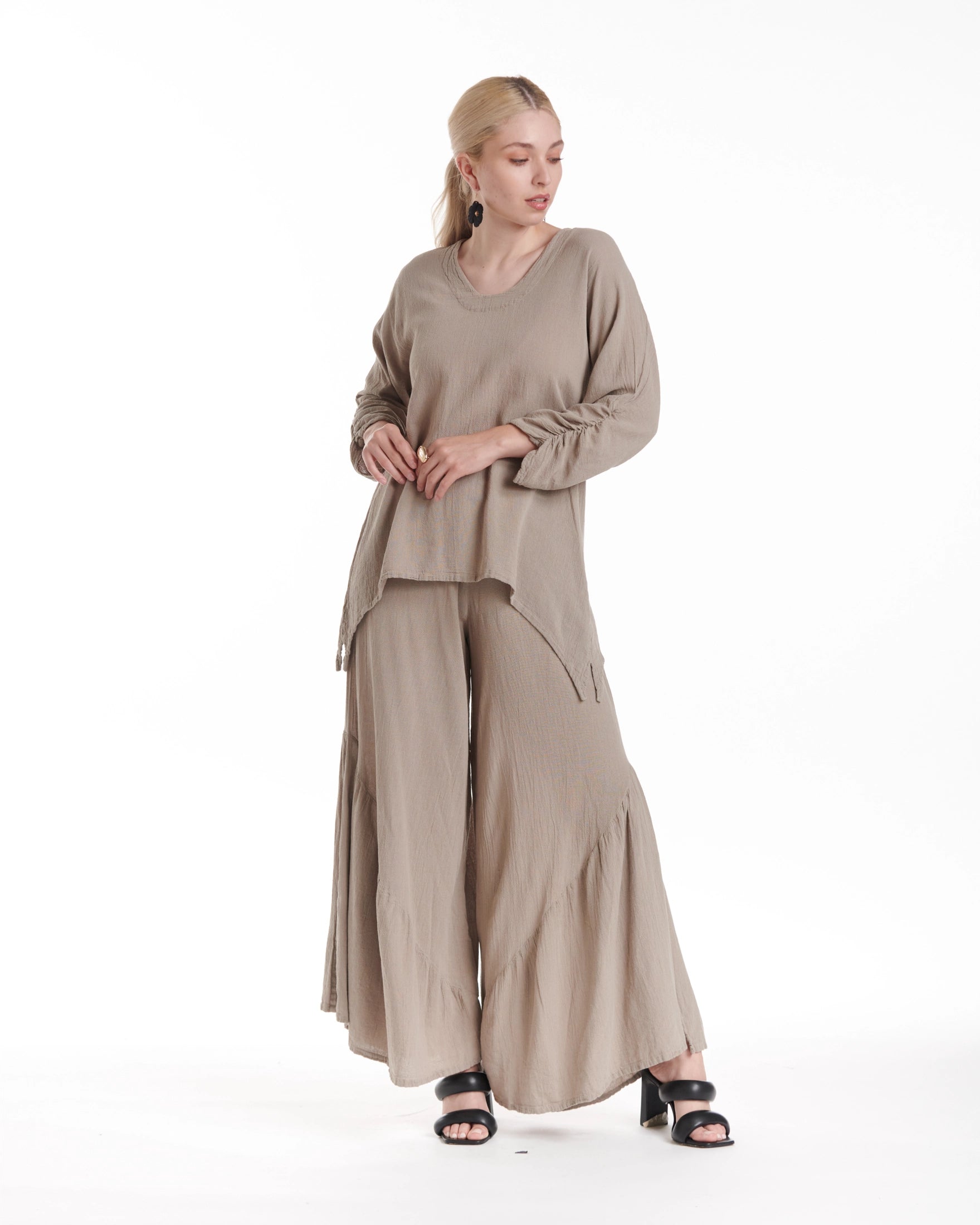 Arty Cotton Gauze Blouse-Oh My Gauze