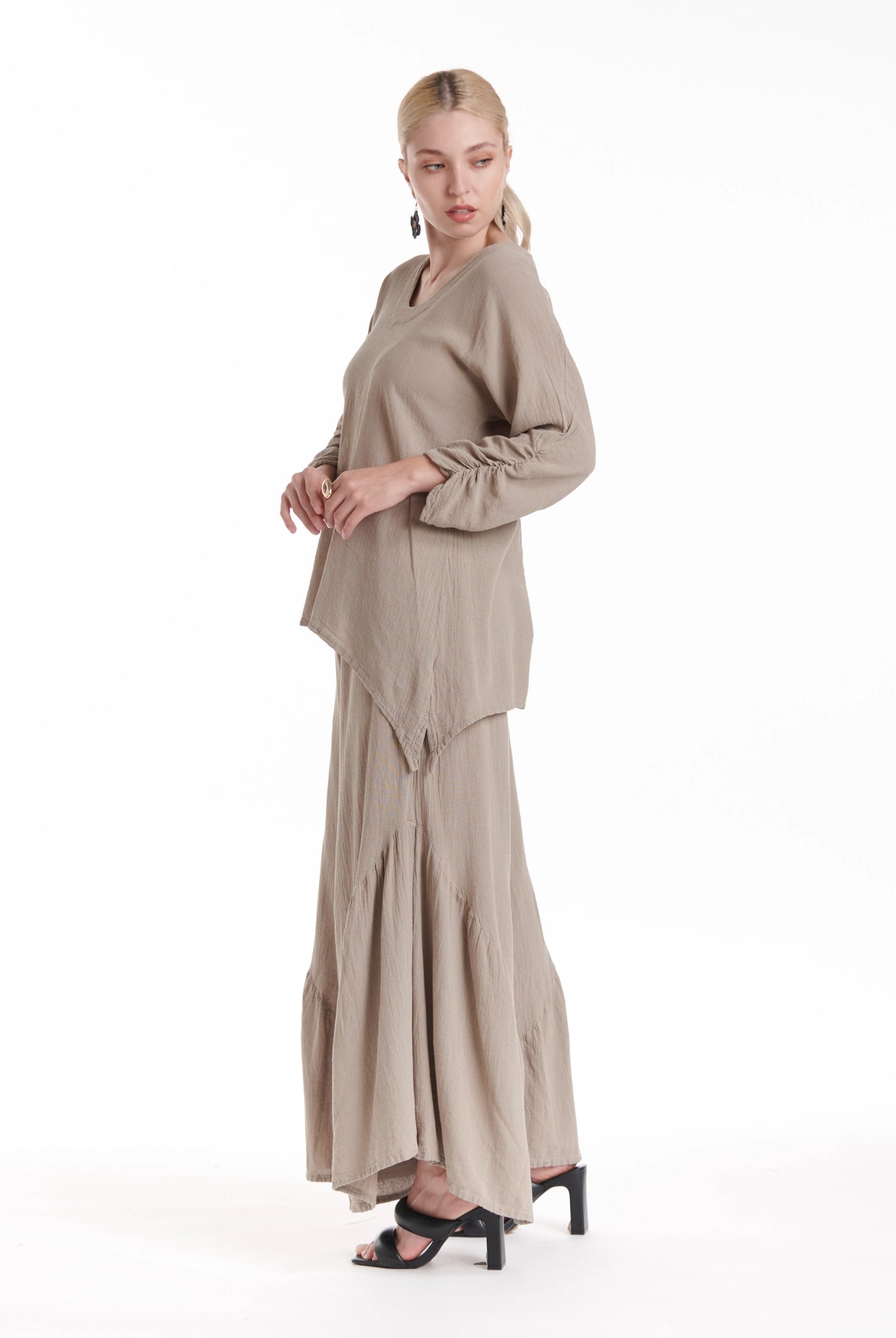 Arty Cotton Gauze Blouse-Oh My Gauze