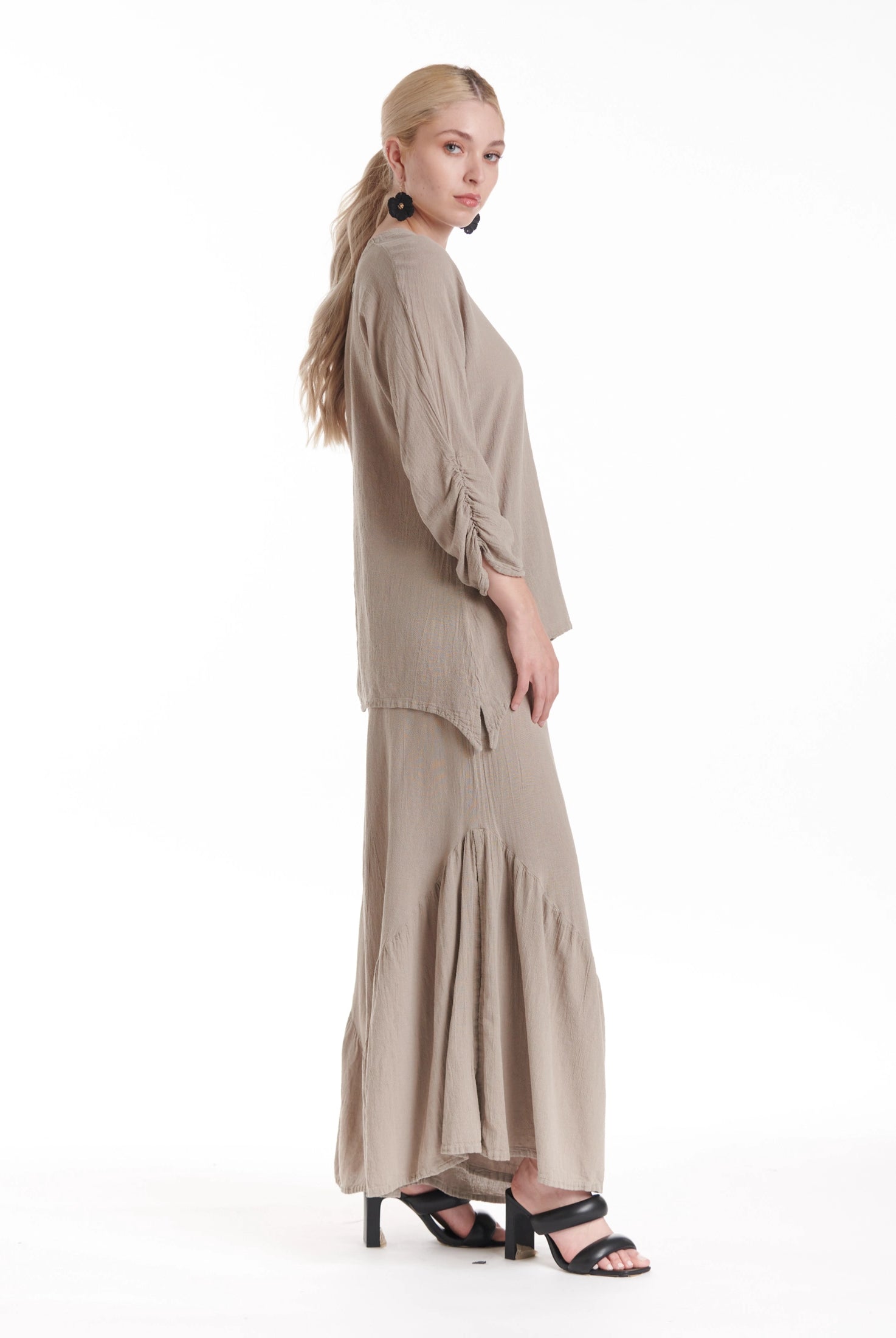 Arty Cotton Gauze Blouse-Oh My Gauze