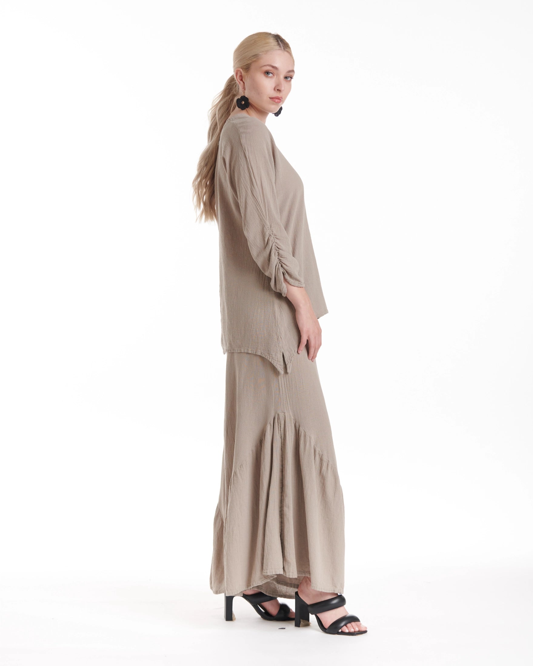 Arty Cotton Gauze Blouse-Oh My Gauze