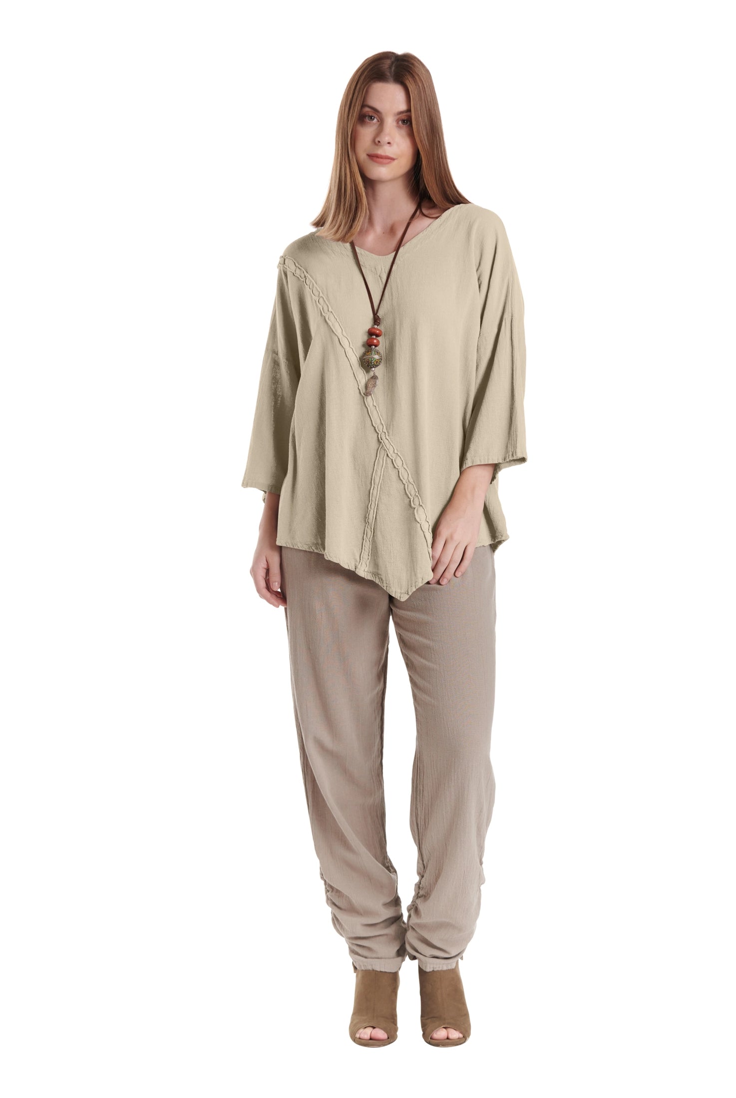 Aruba Cotton Gauze Blouse-Oh My Gauze