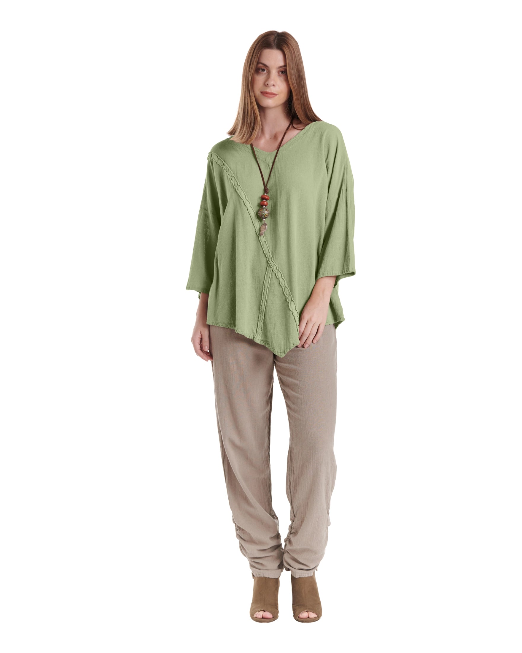 Aruba Cotton Gauze Blouse-Oh My Gauze