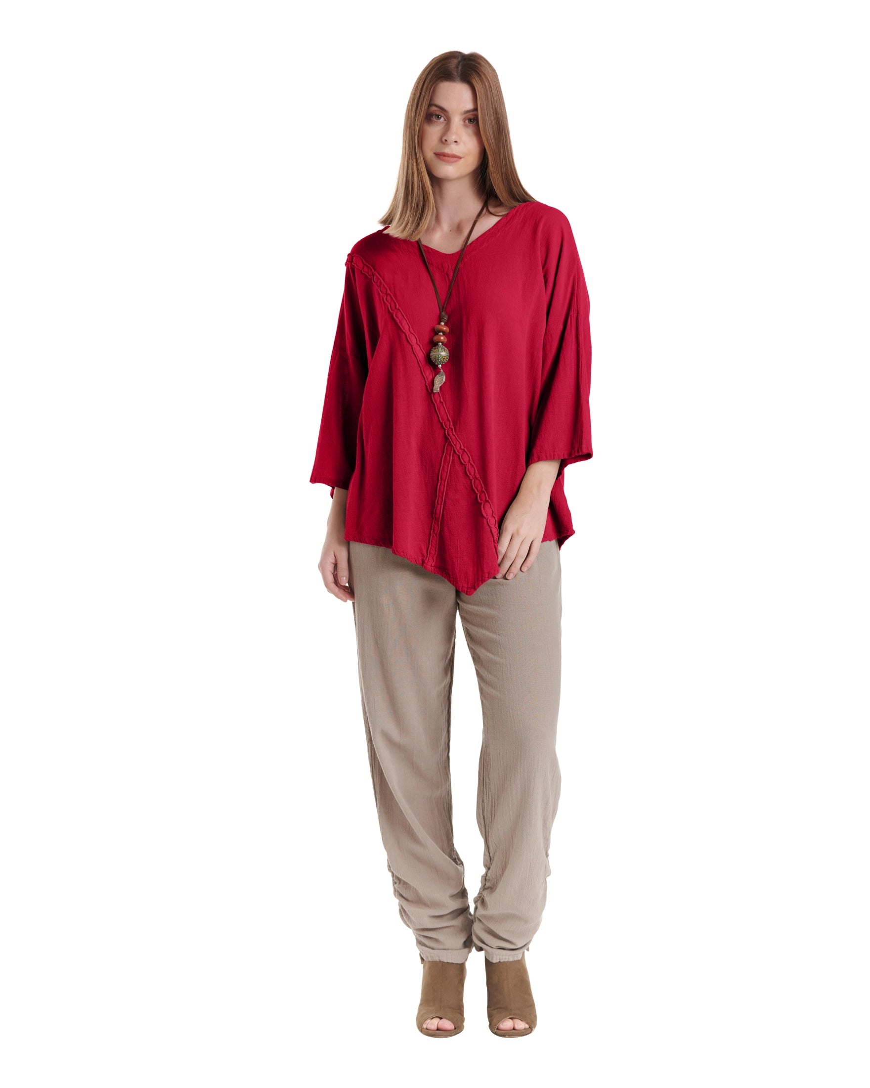 Aruba Cotton Gauze Blouse-Oh My Gauze