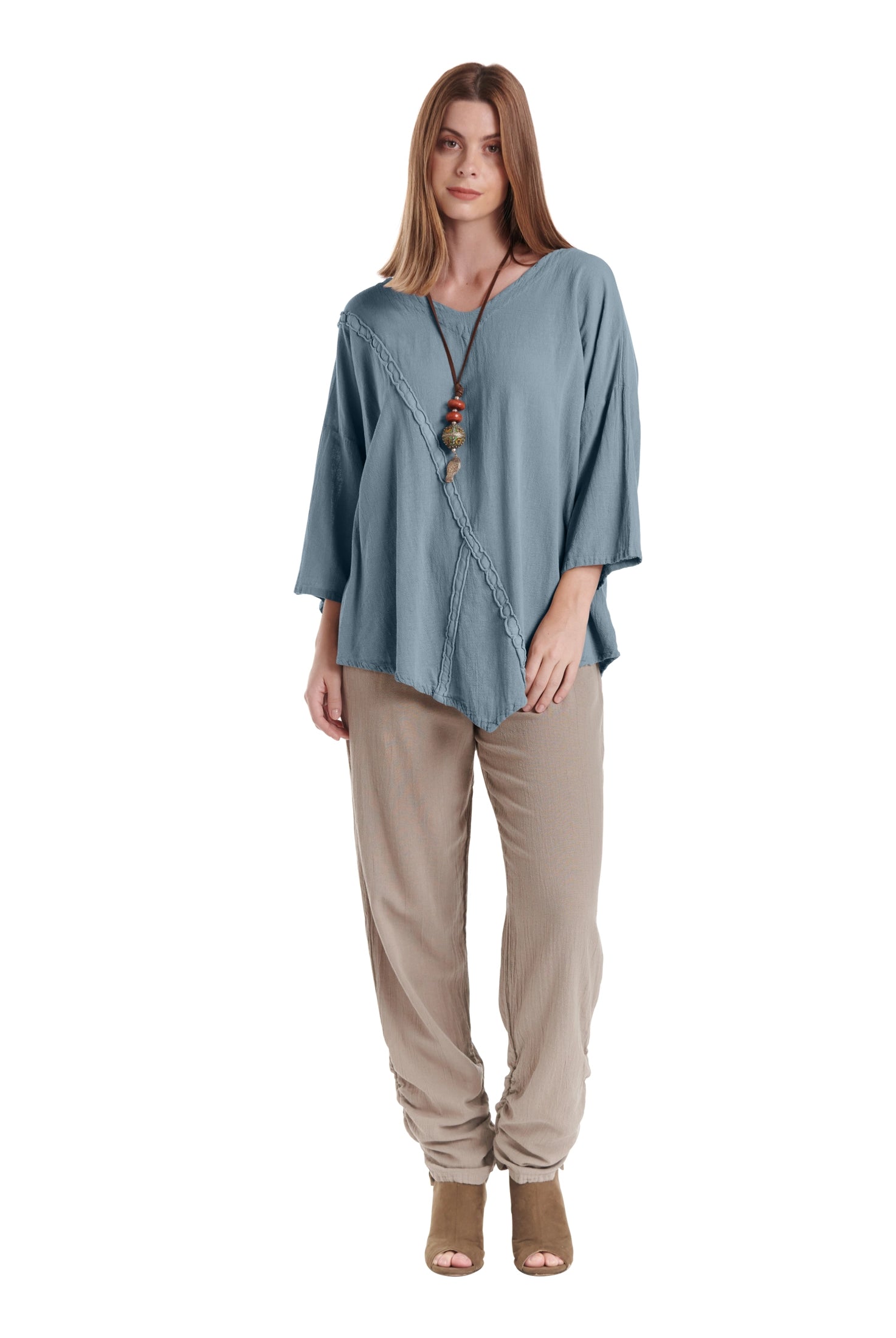 Aruba Cotton Gauze Blouse-Oh My Gauze