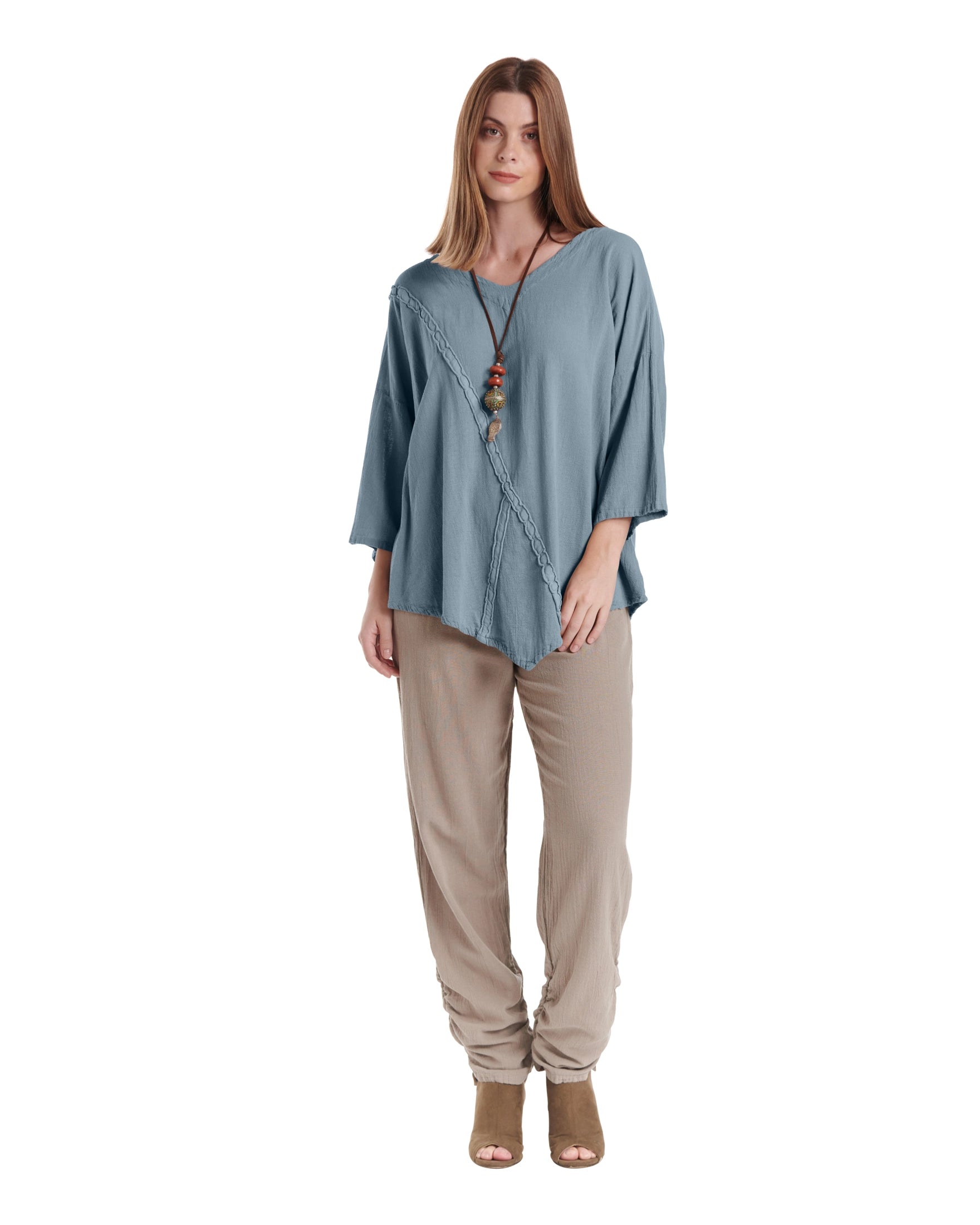 Aruba Cotton Gauze Blouse-Oh My Gauze