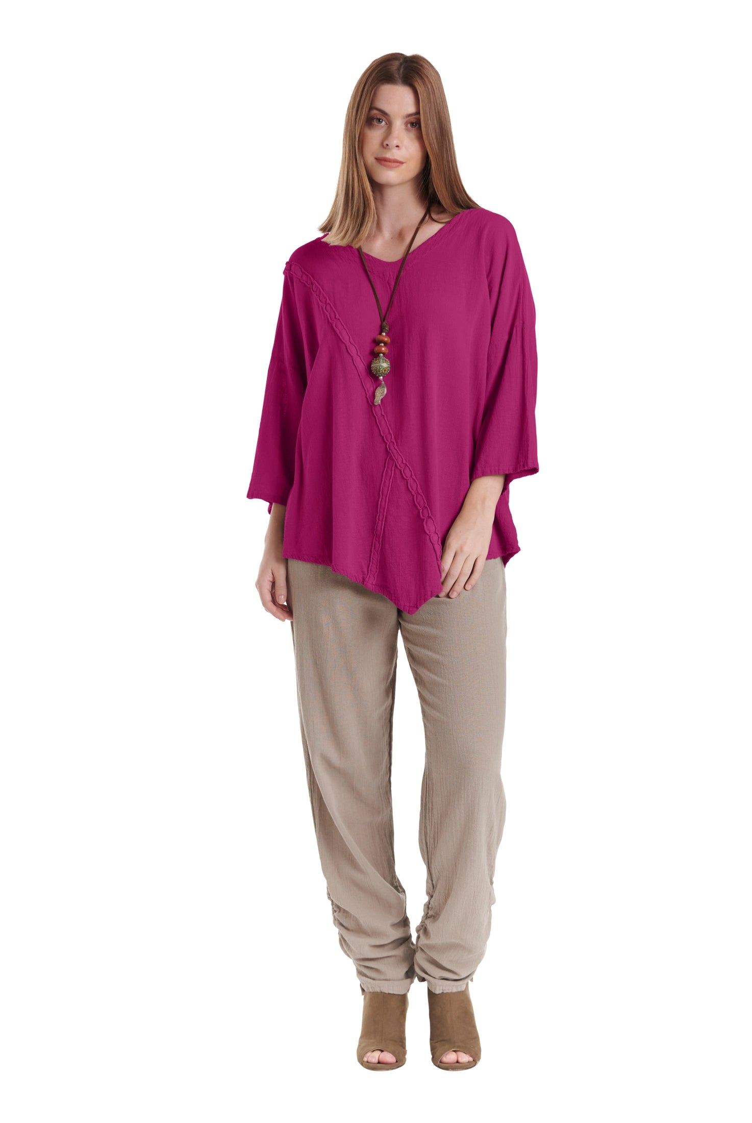 Aruba Cotton Gauze Blouse-Oh My Gauze