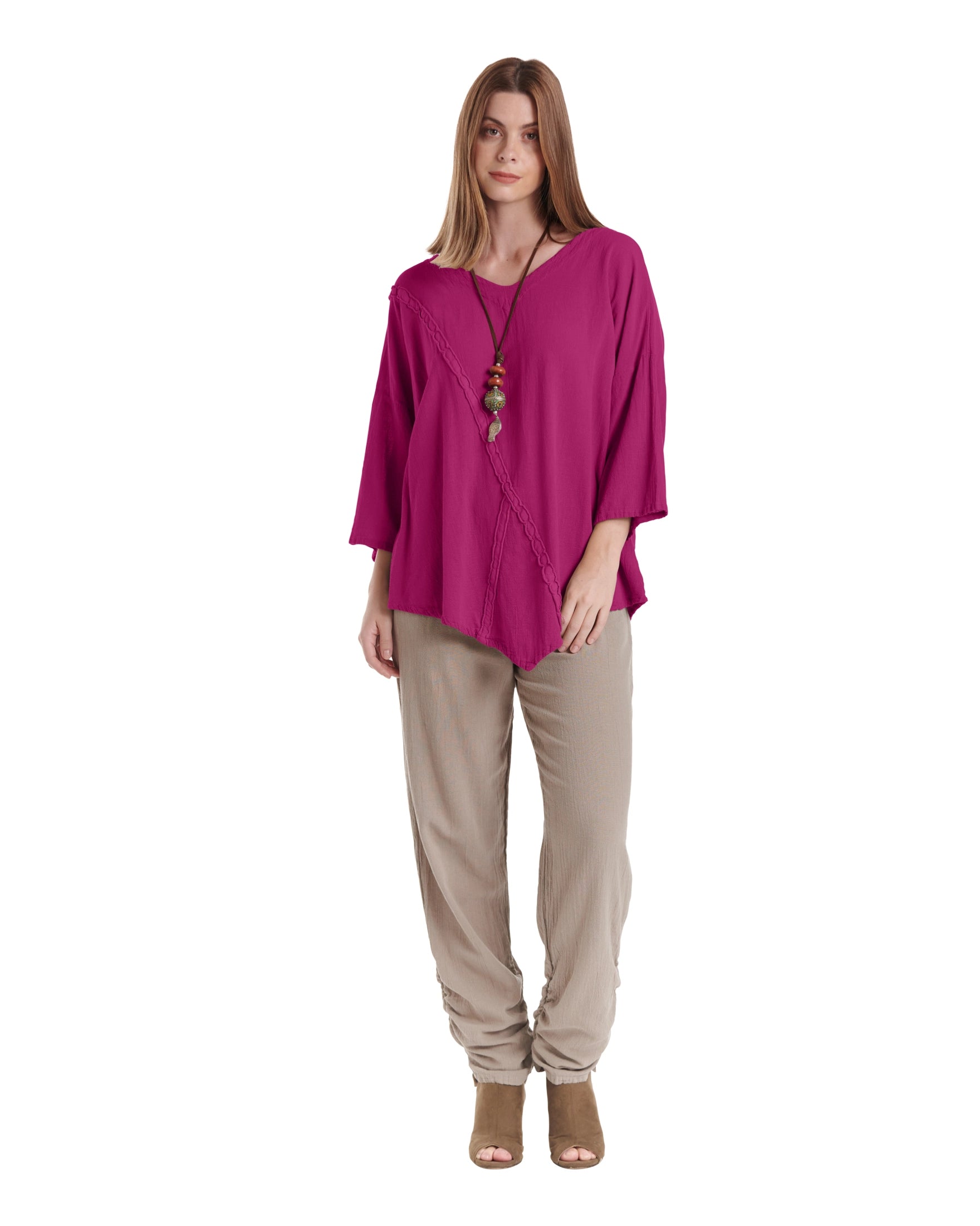 Aruba Cotton Gauze Blouse-Oh My Gauze