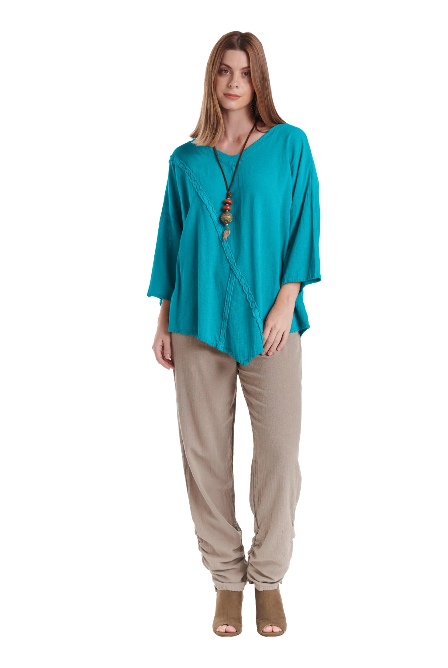 Aruba Cotton Gauze Blouse-Oh My Gauze