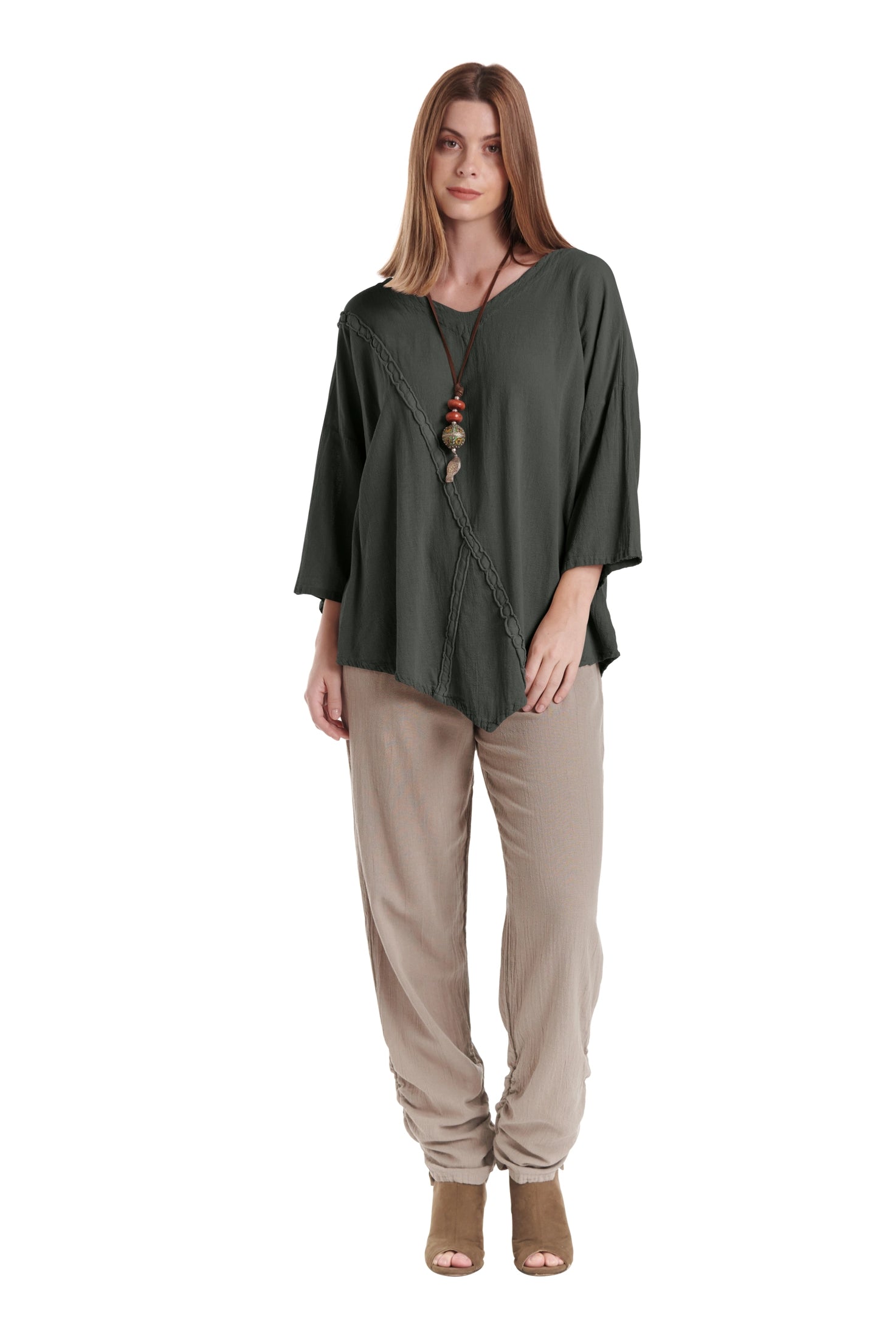 Aruba Cotton Gauze Blouse-Oh My Gauze