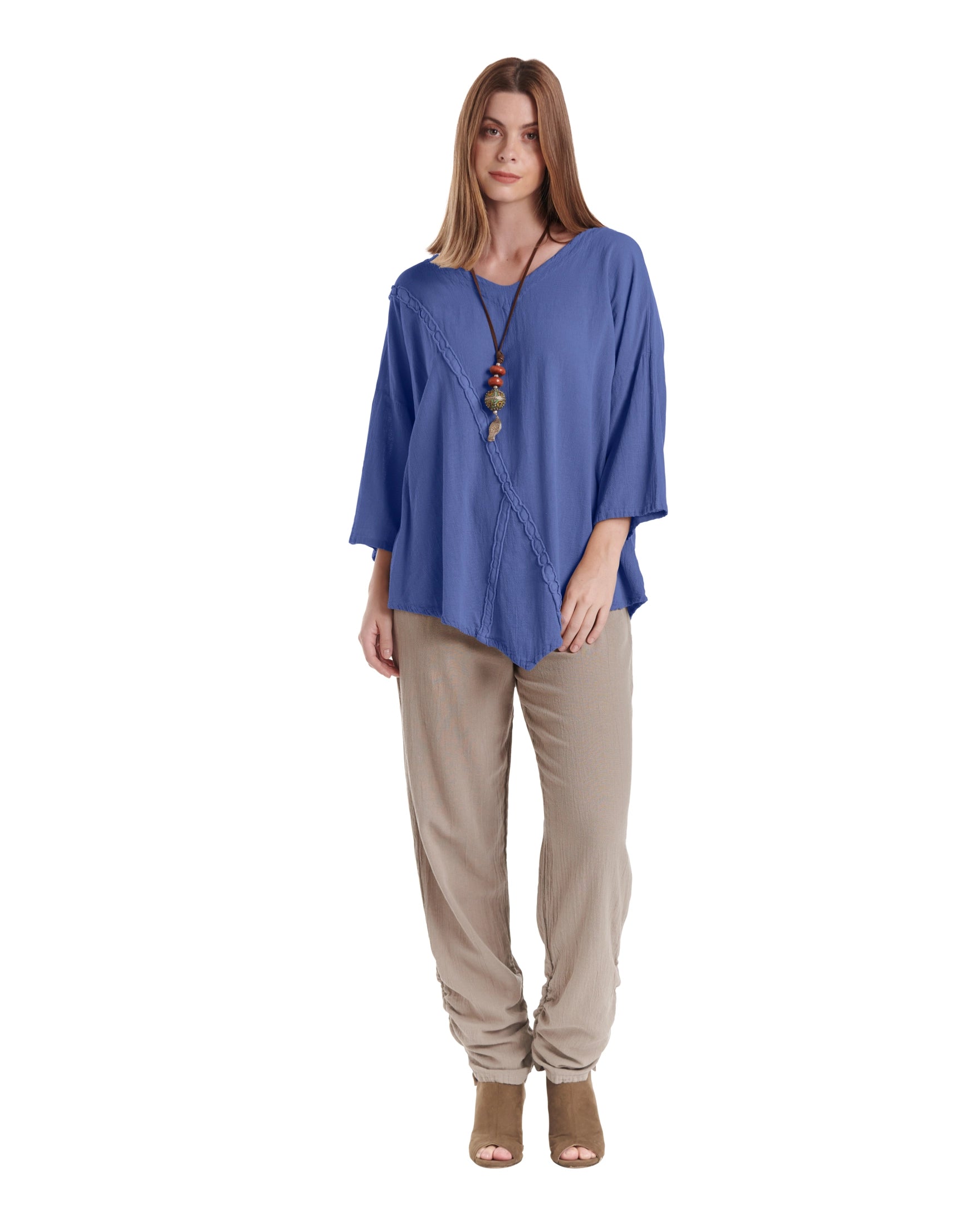Aruba Cotton Gauze Blouse-Oh My Gauze