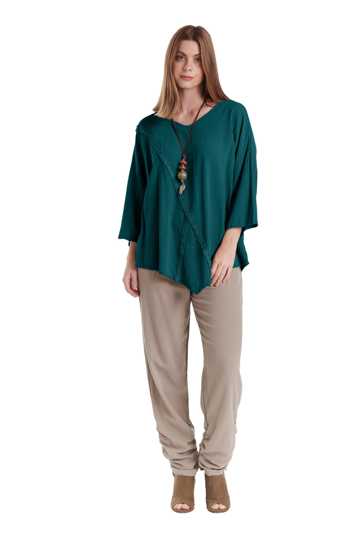 Aruba Cotton Gauze Blouse-Oh My Gauze
