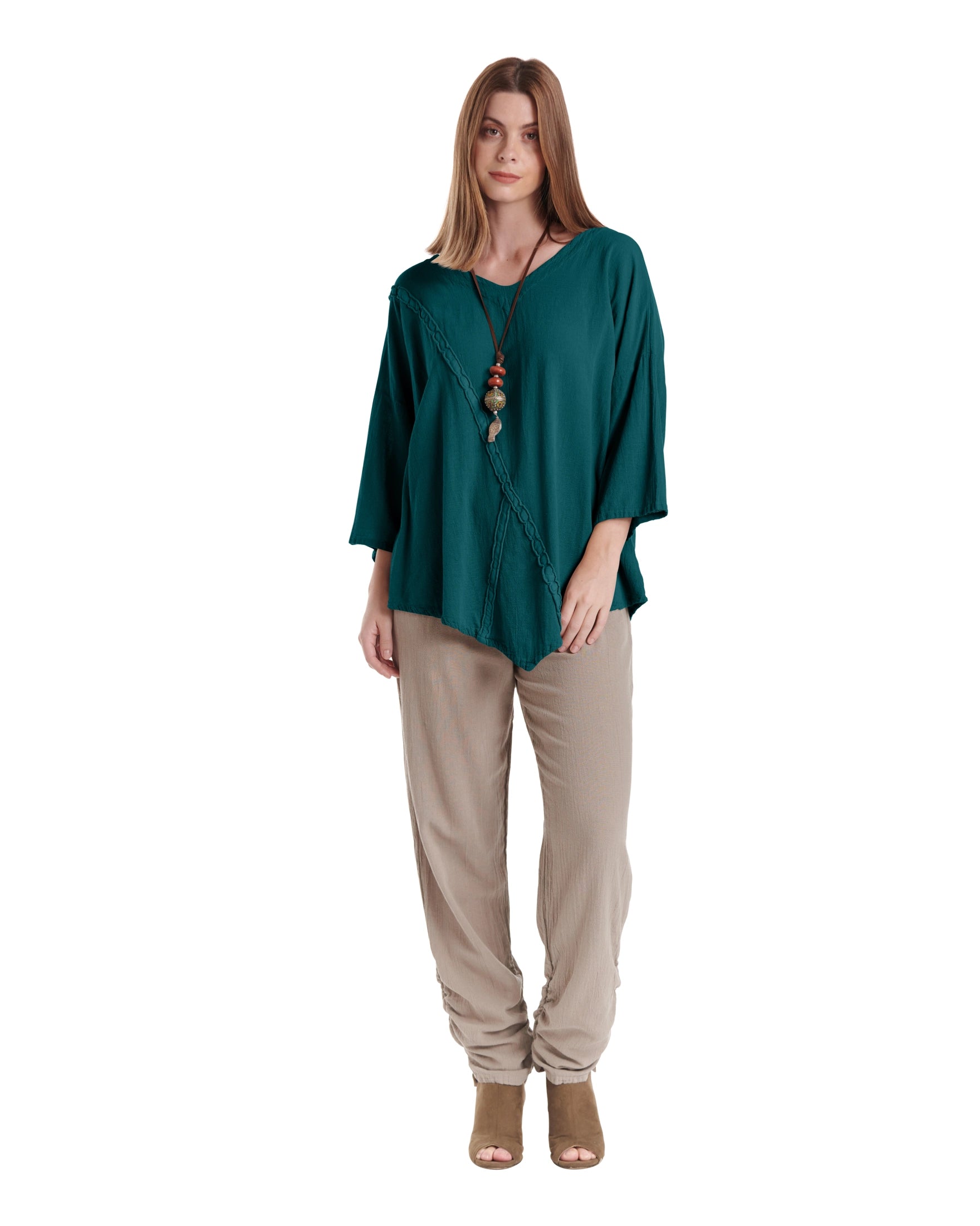 Aruba Cotton Gauze Blouse-Oh My Gauze