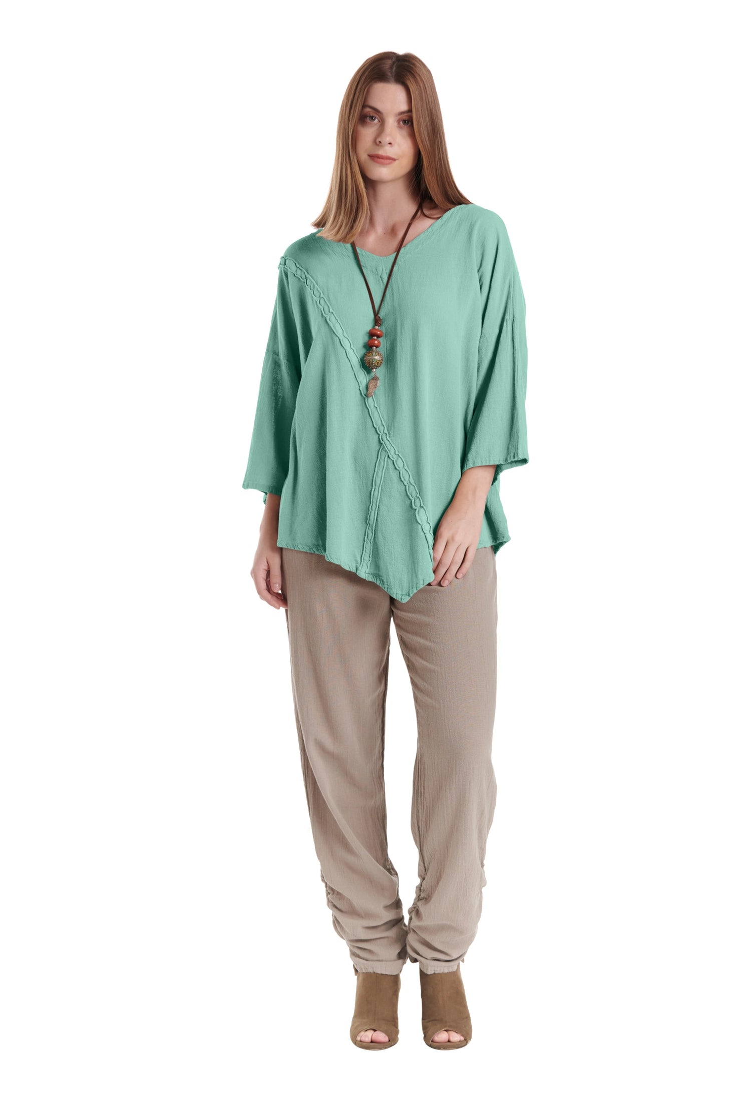 Aruba Cotton Gauze Blouse-Oh My Gauze